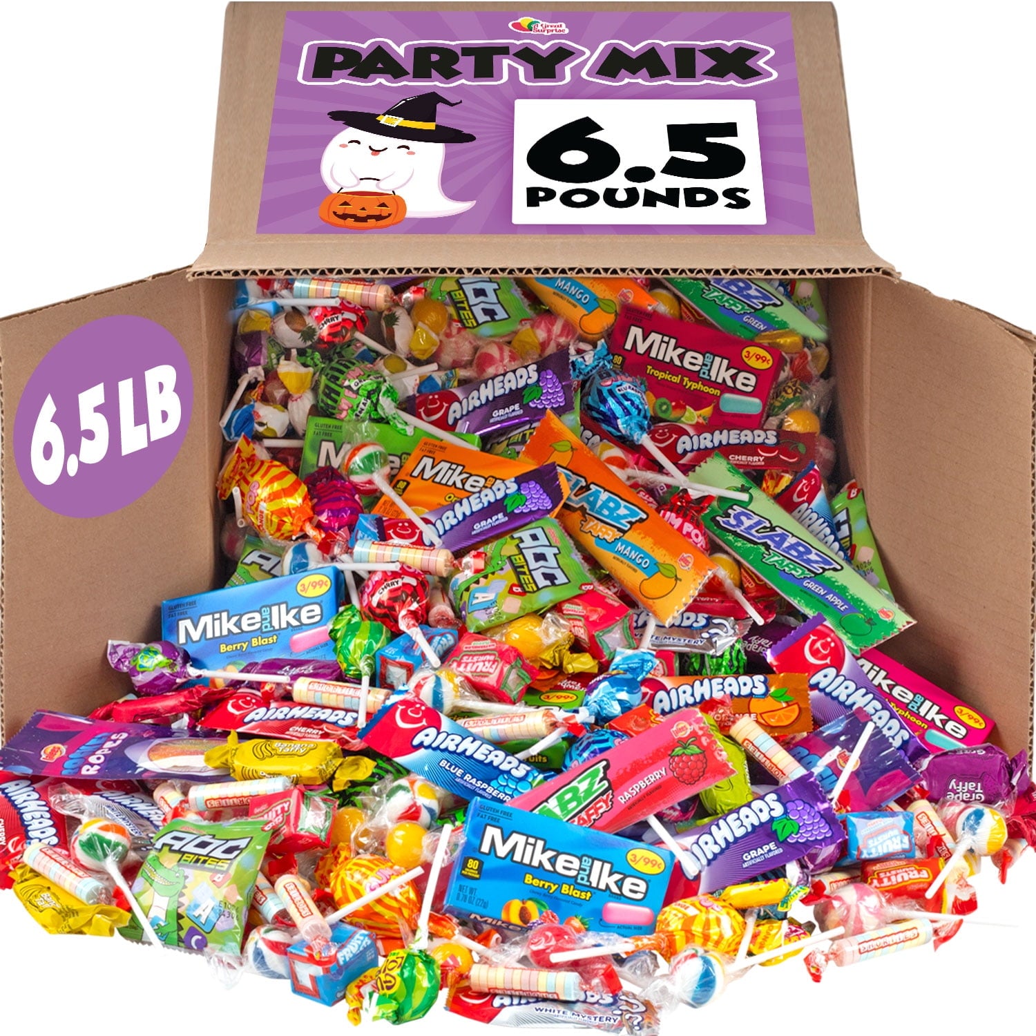 Halloween Candy Bulk - 6.5 Pounds - Assorted Pinata Mix  - Trick or Treat - A Great Surprise - Parade Goodie Bag Variety Pack