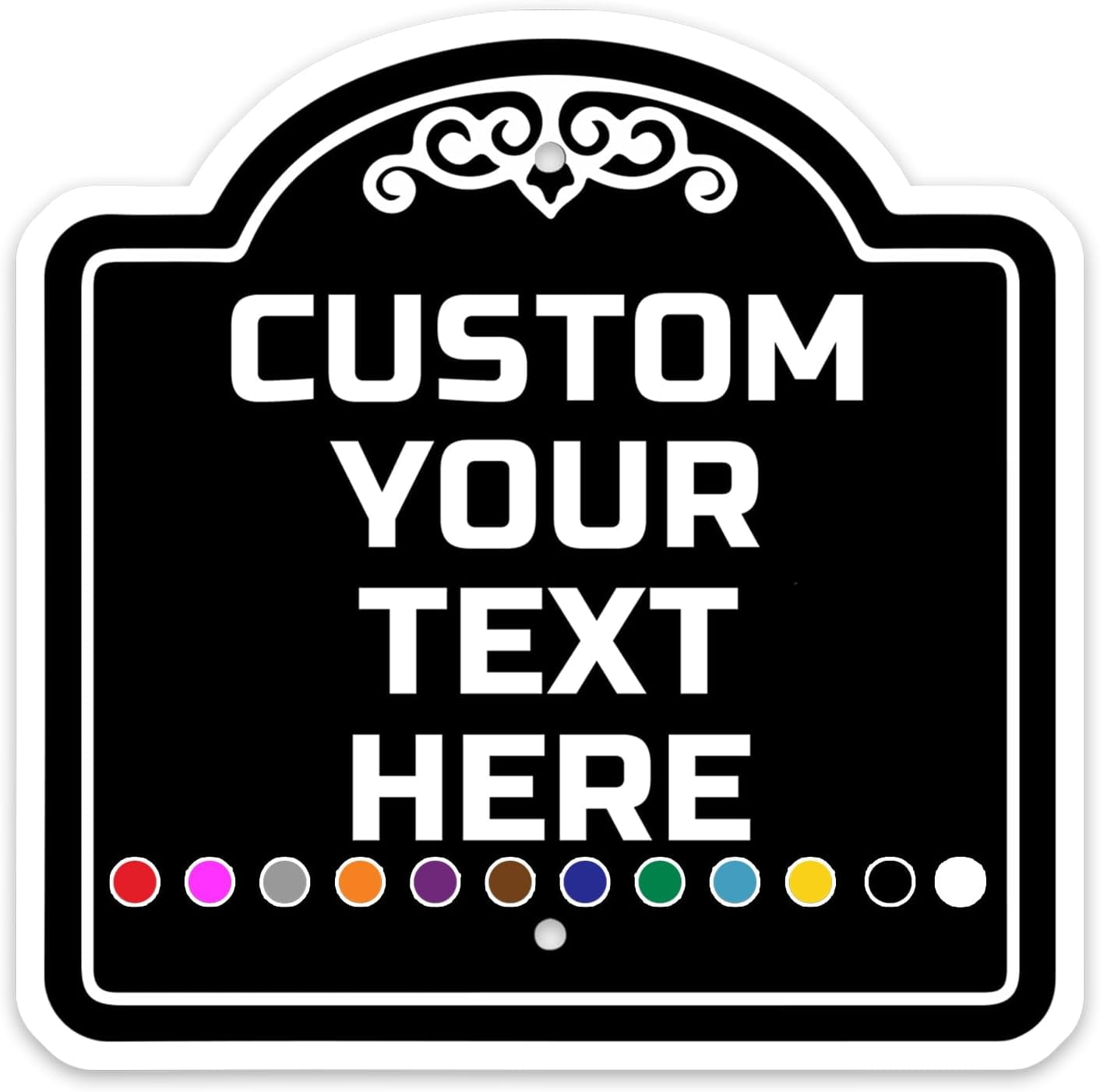 Personalized Street Signs Custom Road Signs Metal Reflective Option Yard Signs Customized with Text Address for Outdoor Indoor Home Wall Decor