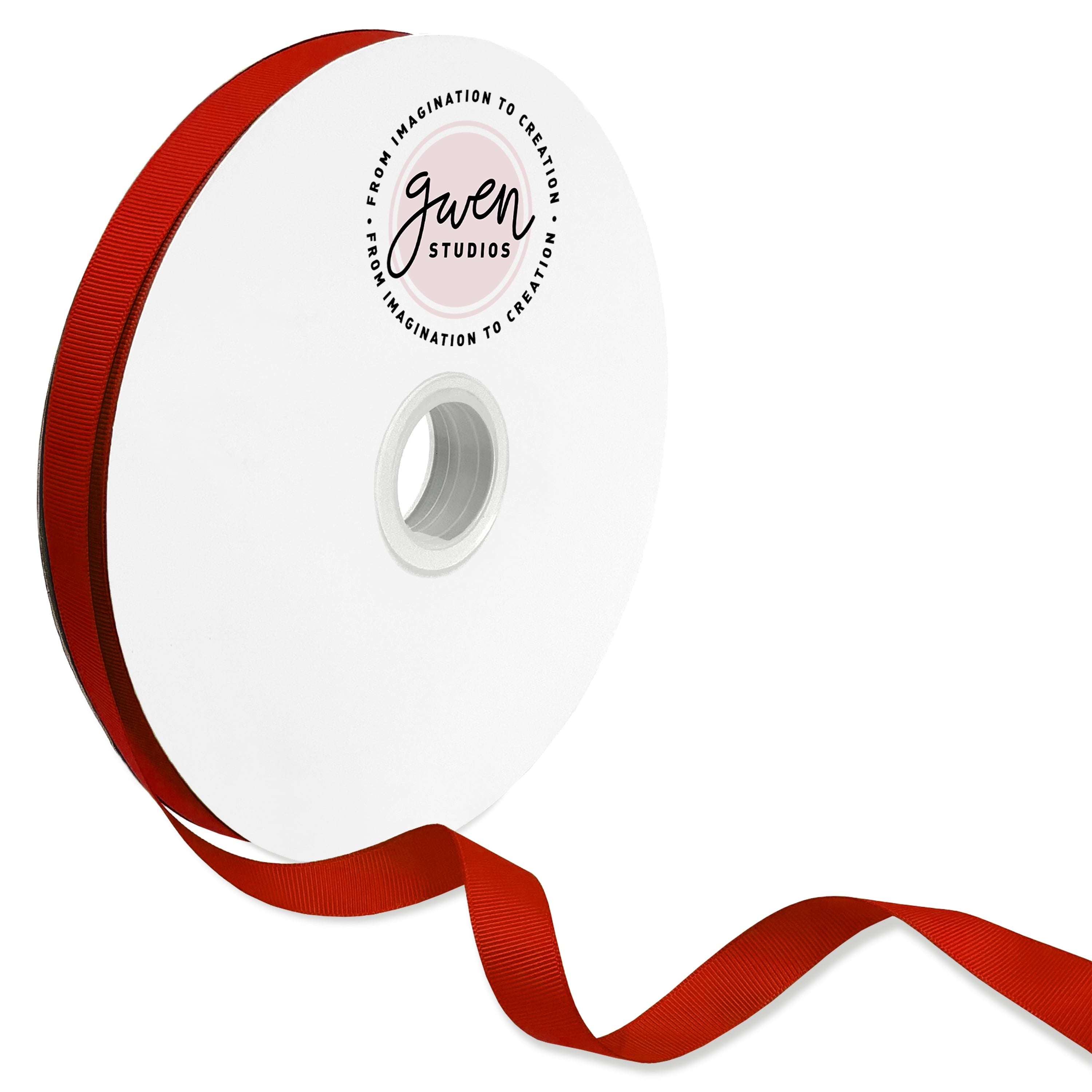 Red Grosgrain Ribbon for Crafts and Bows, 7/8" x 100 Yards by Gwen Studios