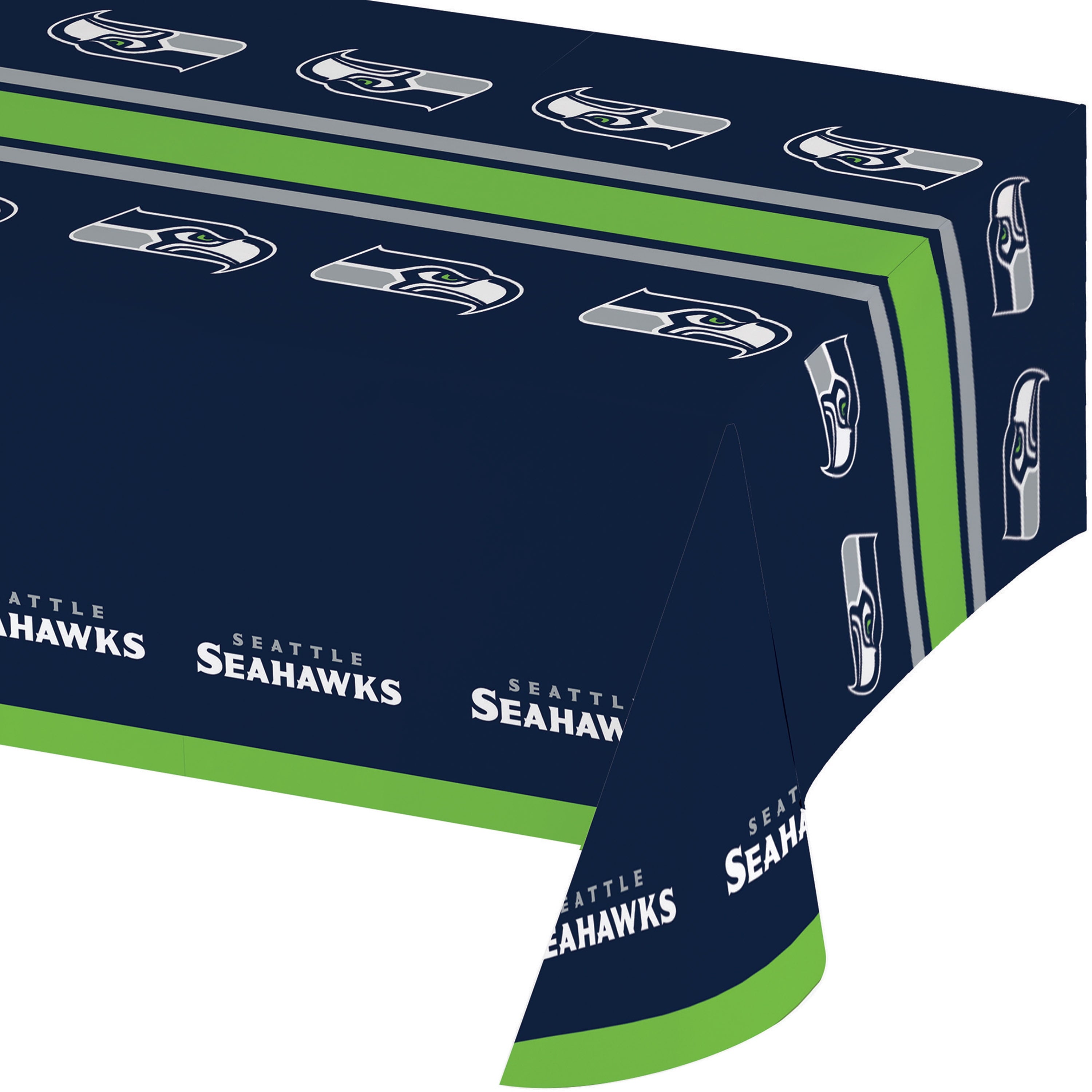 Seattle Seahawks Plastic Tablecloths, 3 Count
