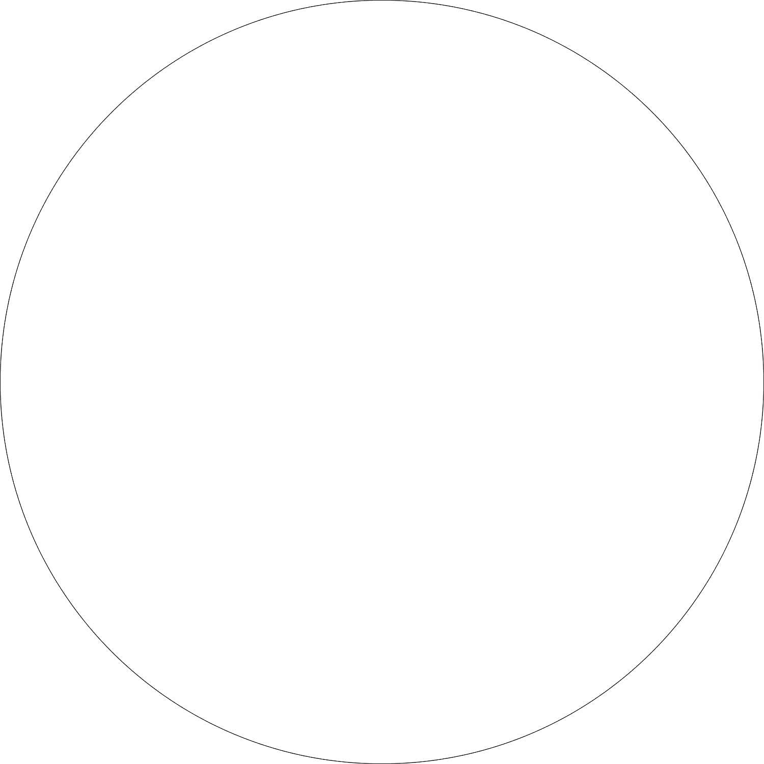 Tape Logic Inventory Circle Label,1",White DL611E