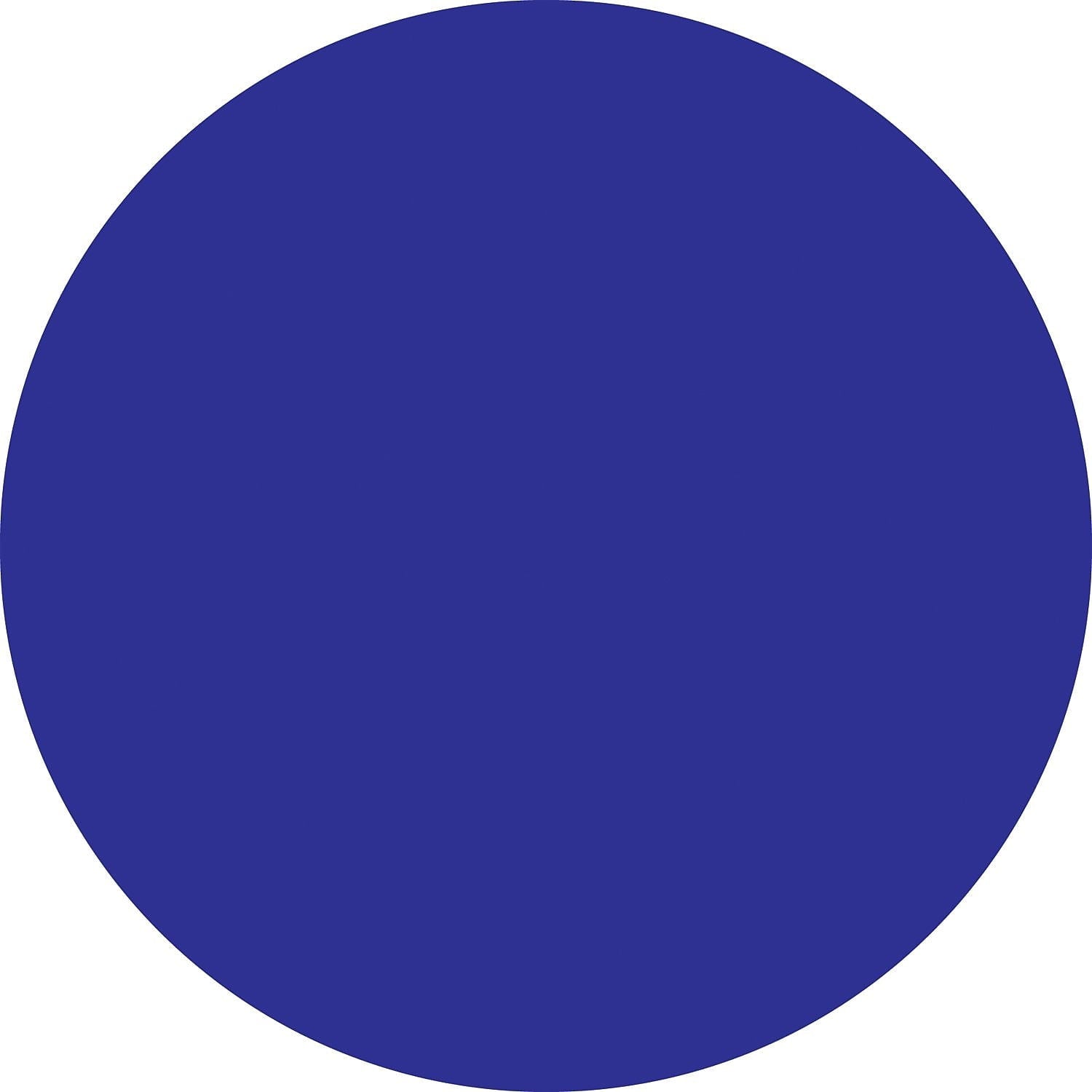 Tape Logic Inventory Circle Label,2",Dark Blue DL613B