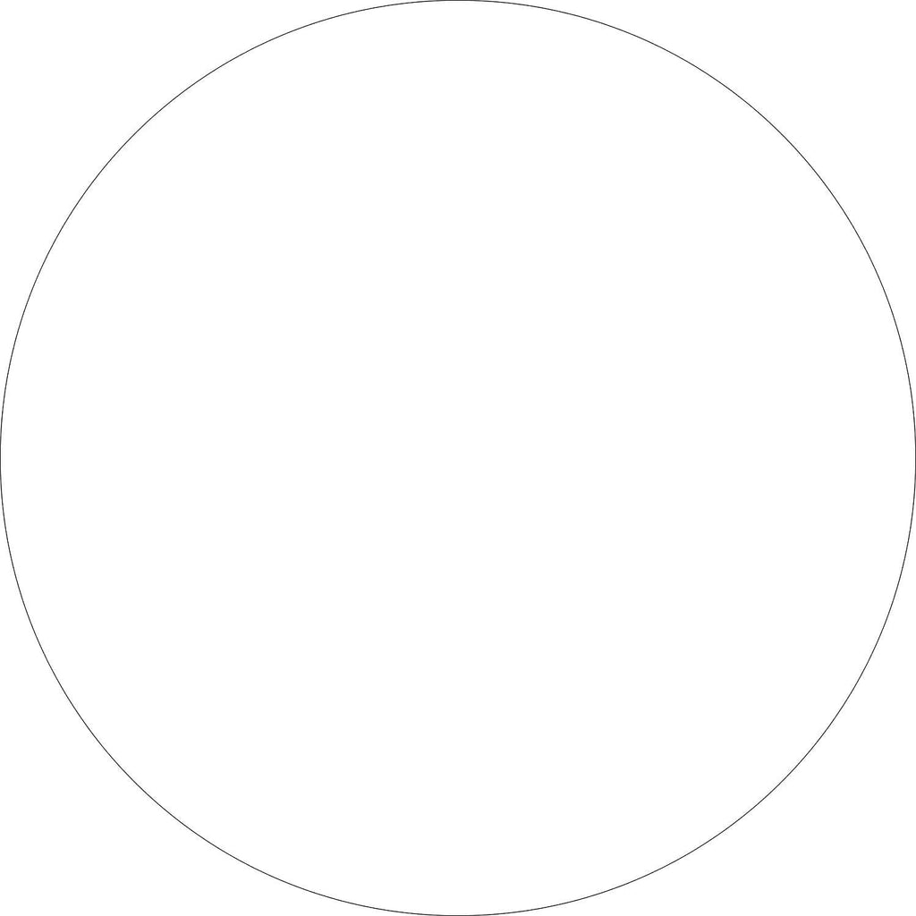 Tape Logic Inventory Circle Label,2",White DL613E