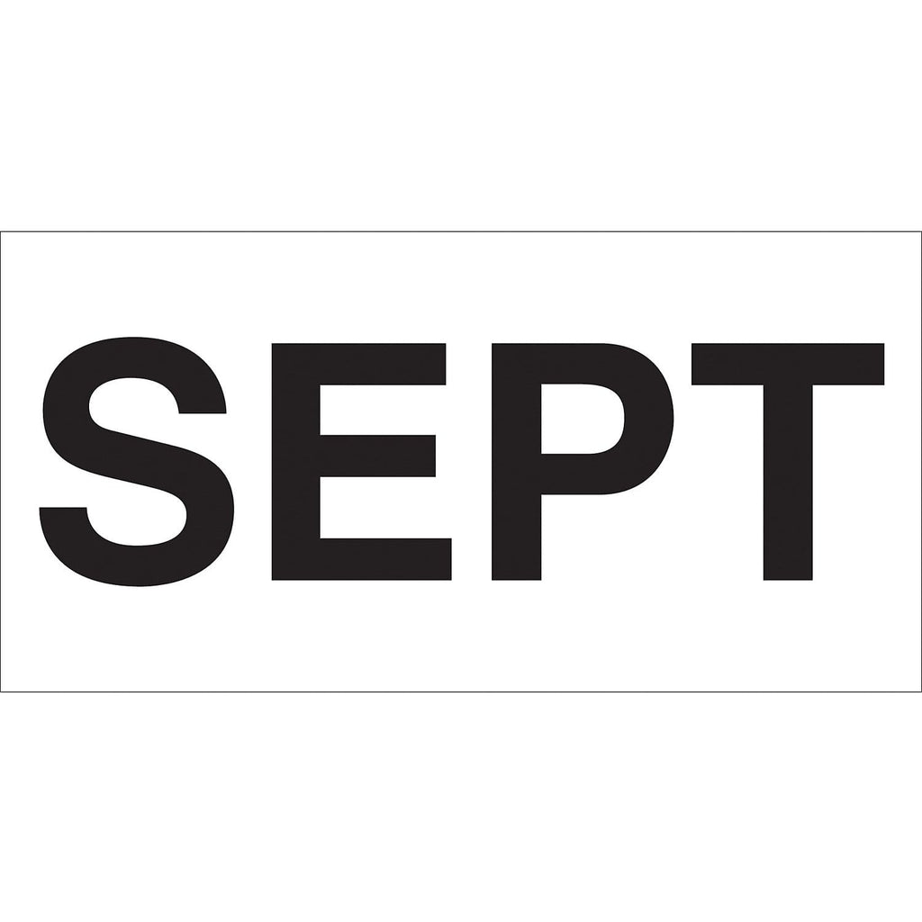 Tape Logic Label,Month,SEPT,2x3" DL6861