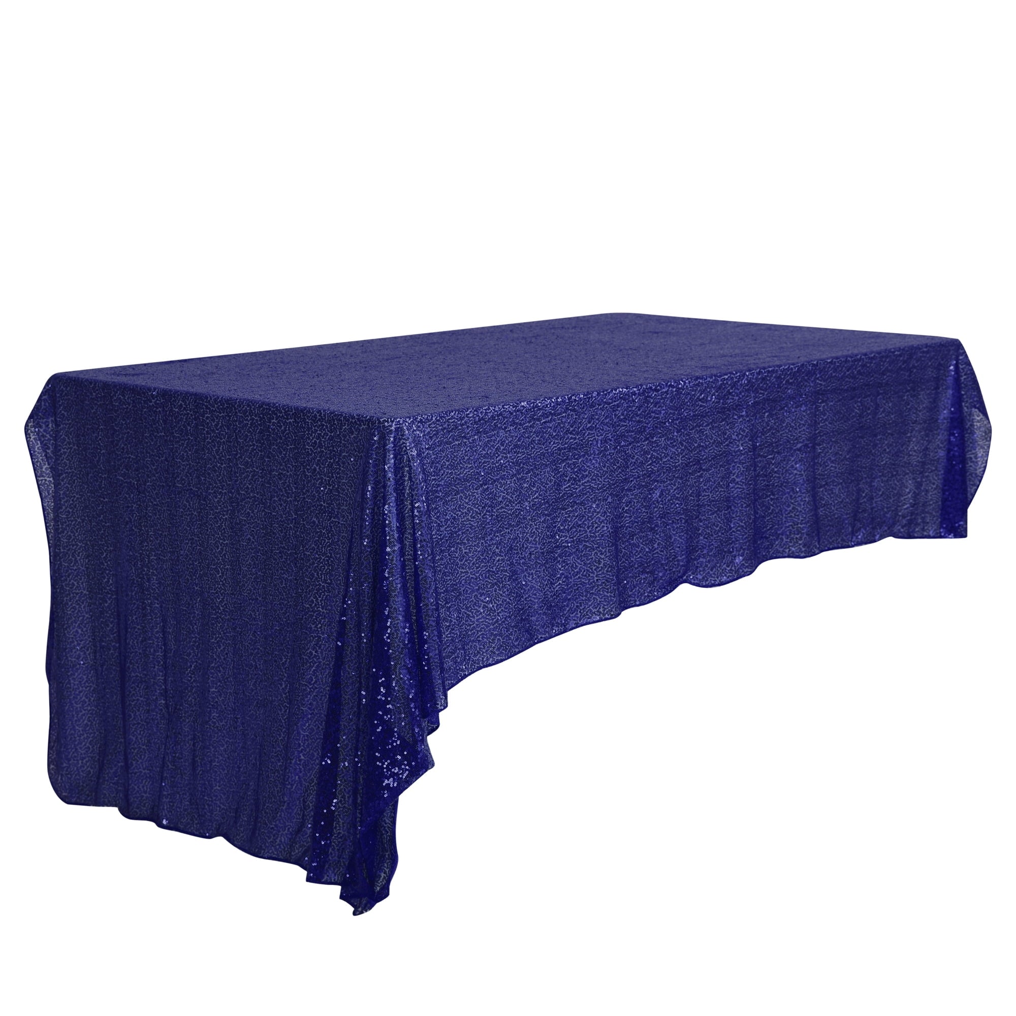 Unique Bargains Sequin Table Covers for Dining Room Parties or Dances Tablecloths Light Purple 71"x71"