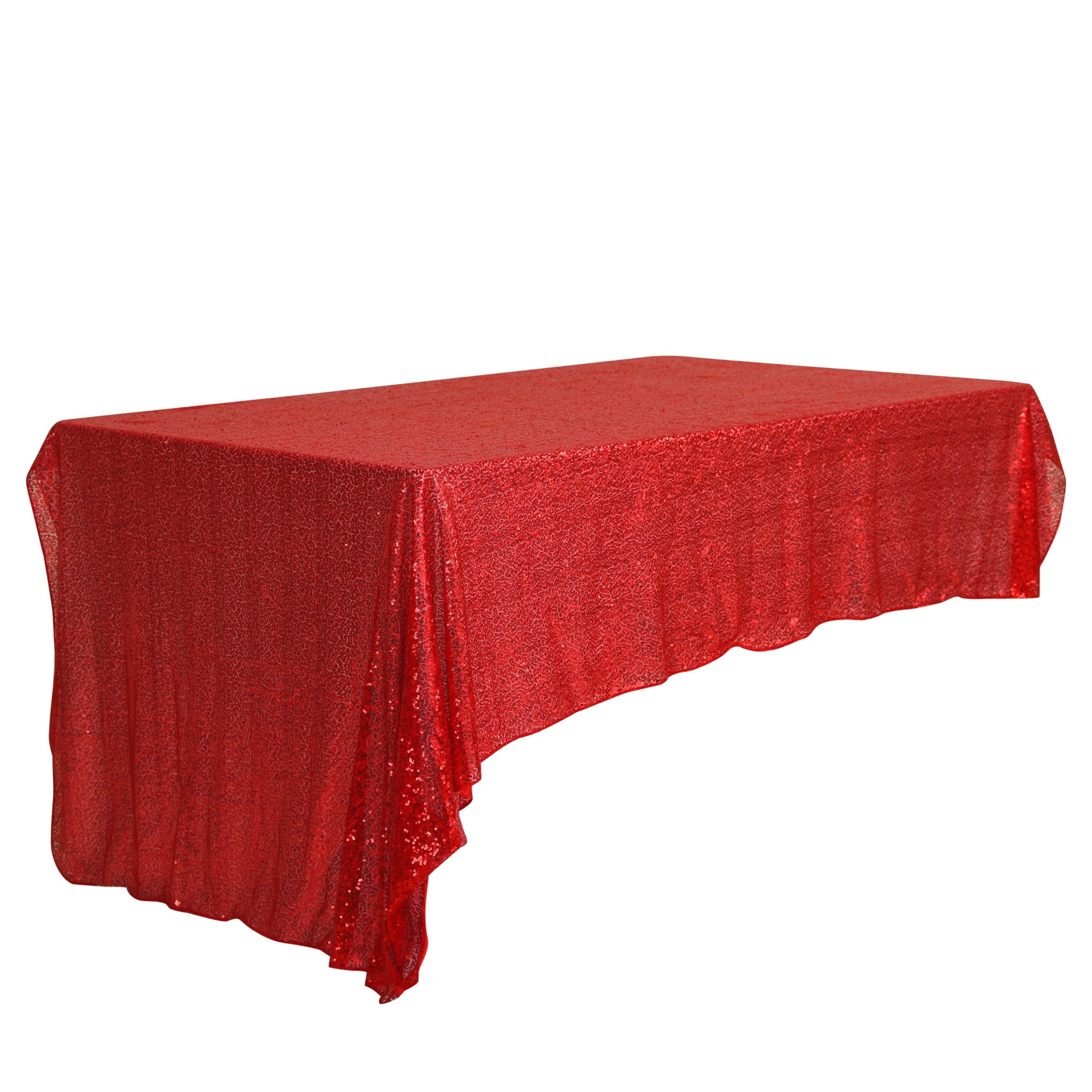 Unique Bargains Sequin Table Covers for Dining Room Parties or Dances Tablecloths Light Purple 71"x71"