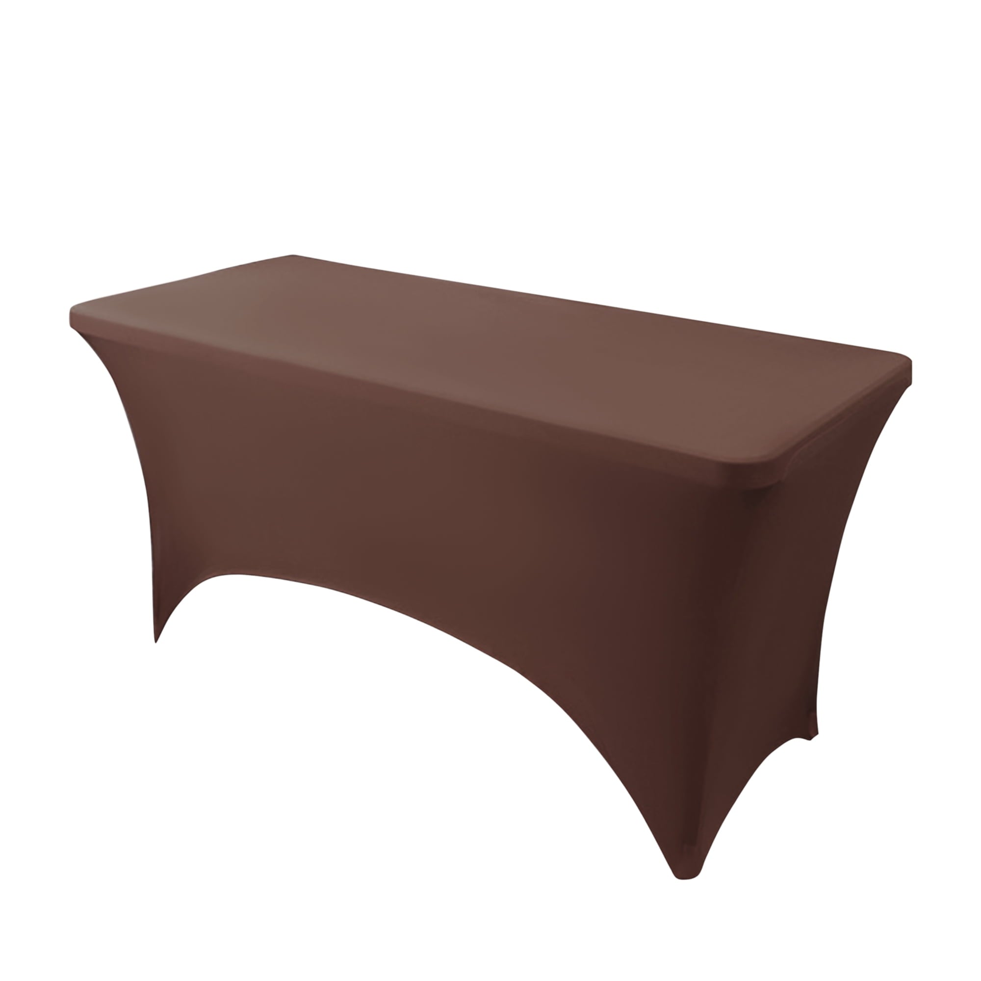 Unique Bargains Spandex Tablecloth 1 Pack Table Cover for 4 Foot Table Coffee 4FT