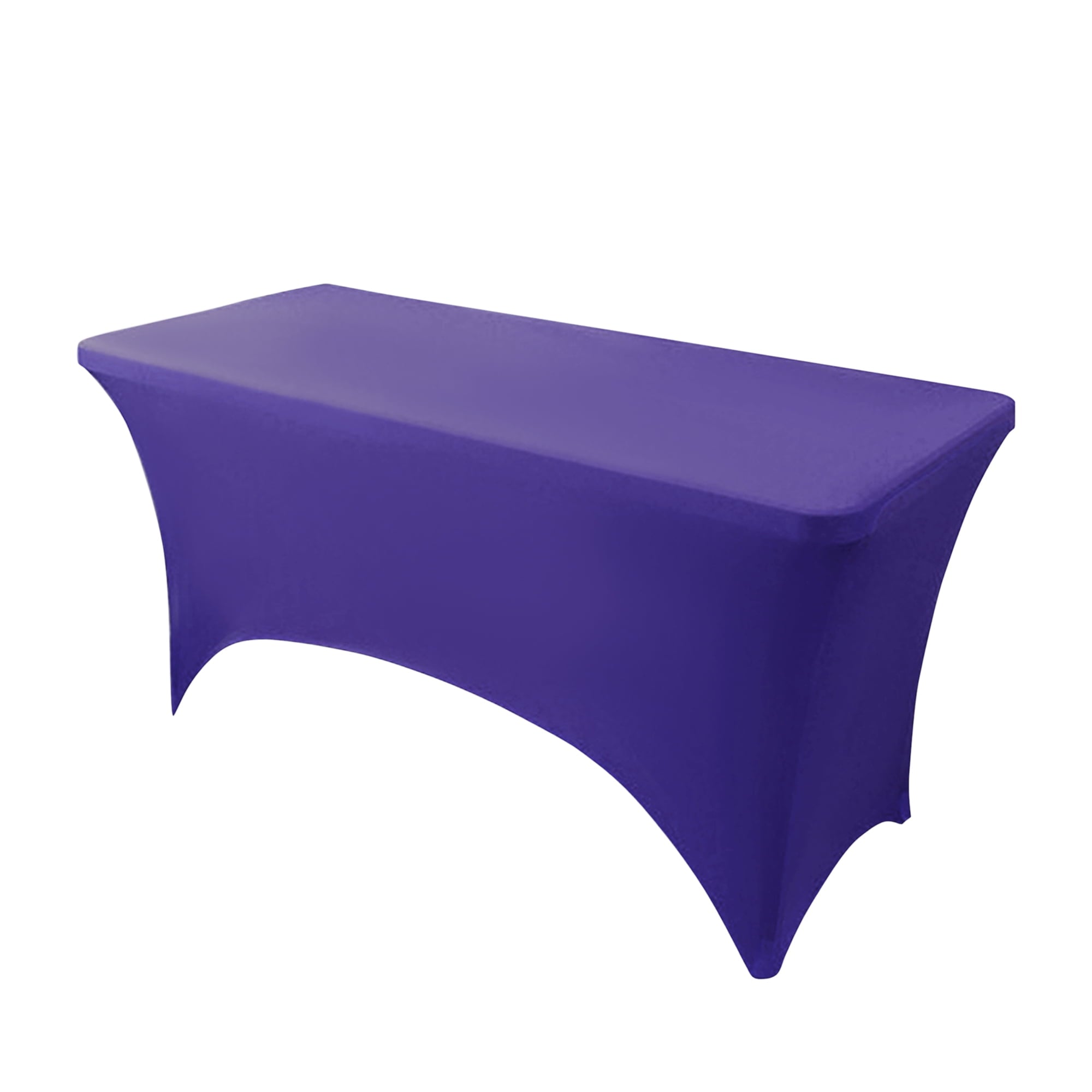Unique Bargains Spandex Tablecloth 1 Pack Table Cover for 4 Foot Table Coffee 4FT