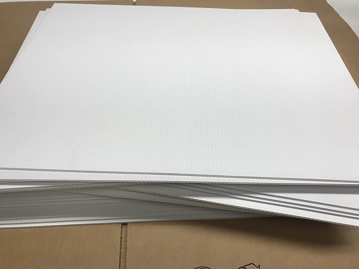 Yard Signs 10 Pack Blank Signs 24x18 in, Flute 18 in Corrugated Signs Board, Great for Advertising Any Events, Open House, Direction Signs, Ship Same Day (10Signs24x18)
