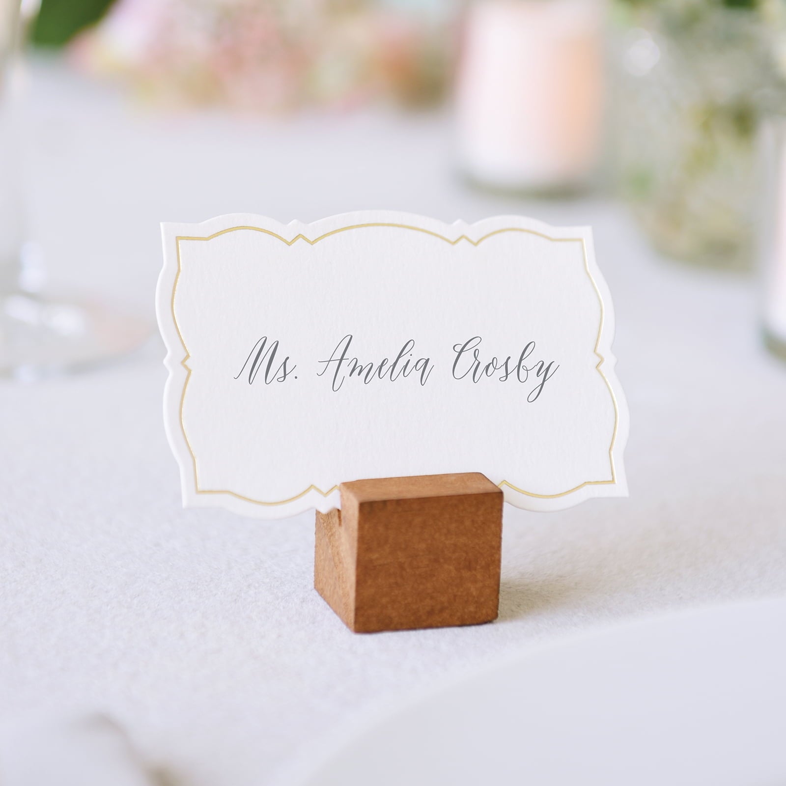 6 Packs: 12 ct. (72 total) Wood Place Card Holders by Celebrate It™