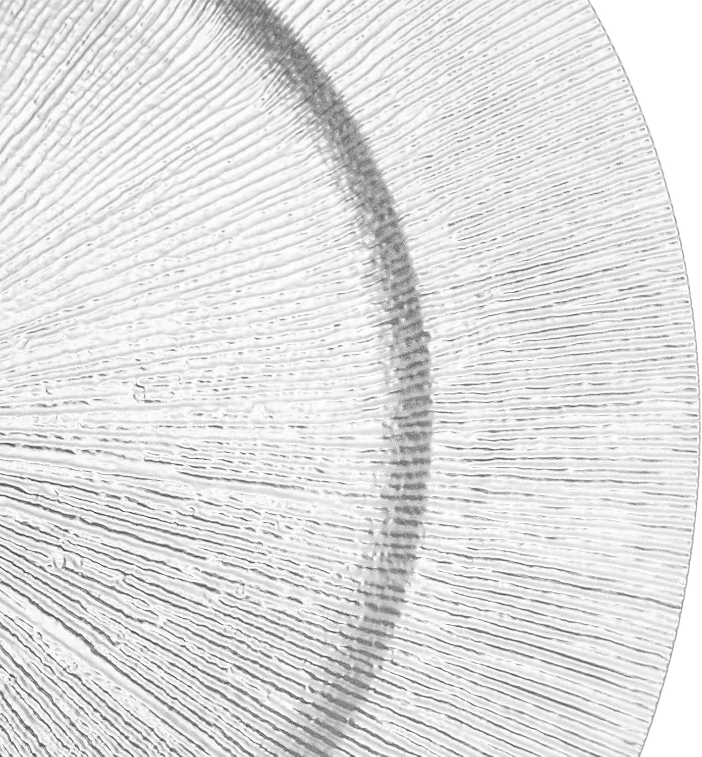 50Pcs Charger Plates Set, 13" Round Plates Plastic Charger Plate Decorative Round Plate Chargers Wedding Decorative Table Charger Plates for Dinner Wedding Party Event Tabletop Setting Decor Silver