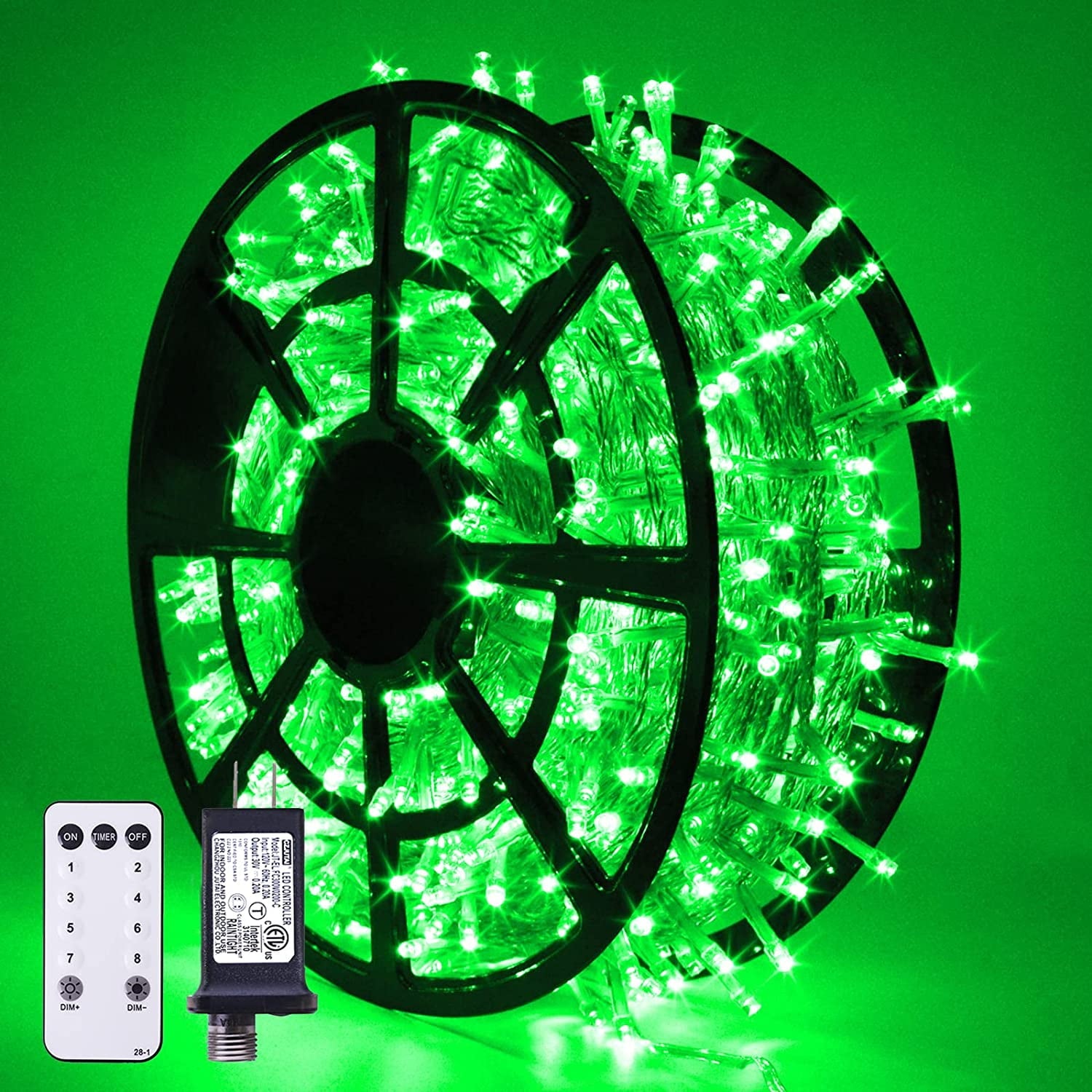 JMEXSUSS 168FT 600 LED Christmas Decor Lights 8 Modes Multicolor Christmas Lights Outdoor Waterproof Christmas Tree Lights Indoor Plug in Party Holiday Christmas Decorations