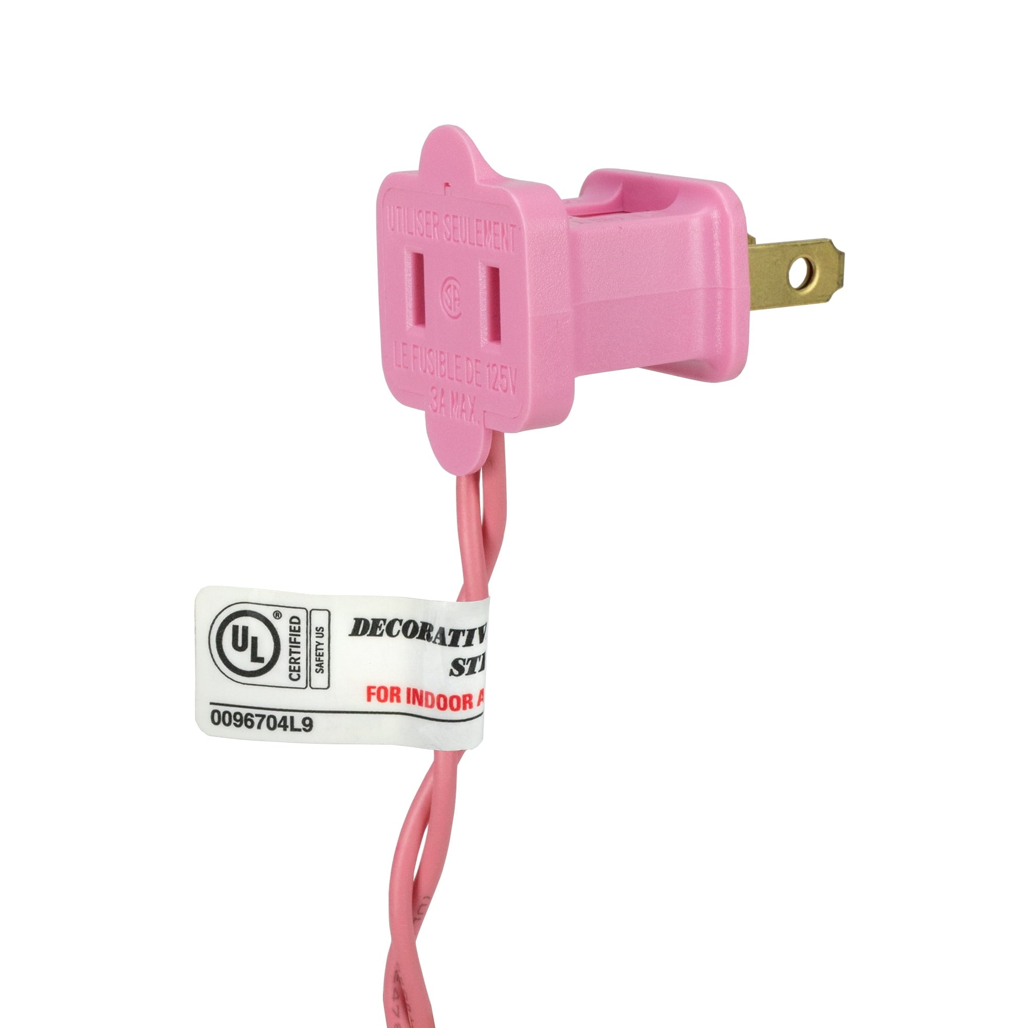 Northlight 100-Count Pink LED Wide Angle Christmas Lights 33ft Pink Wire - 33'