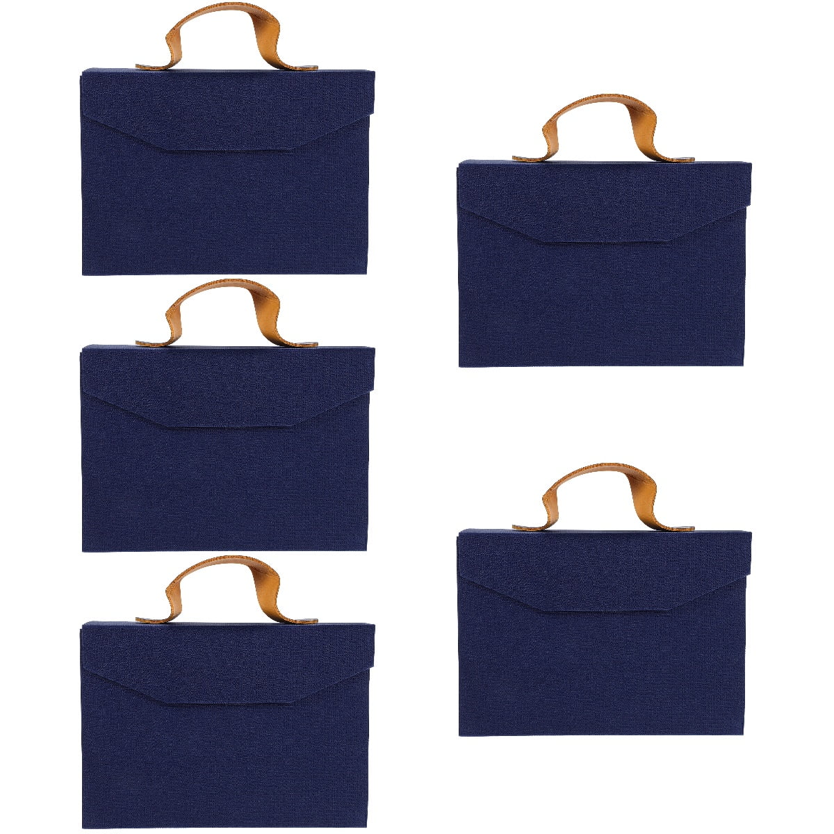 unbranded 5pcs Gift Box Gift Packing Case Birthday Gift Wrapping Box Portable Handle Gift Box