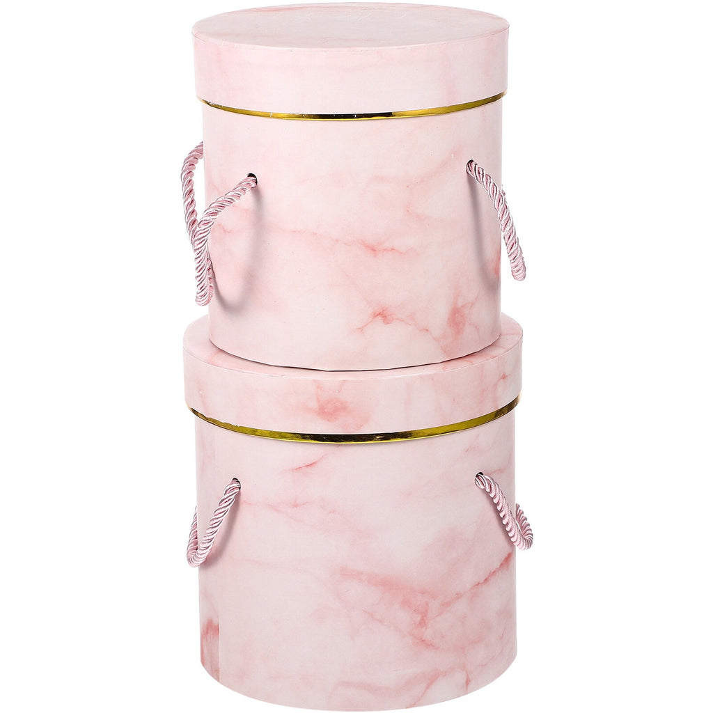 Set of 3 Bouquet Paper Boxes Flower Gift Packaging Baby