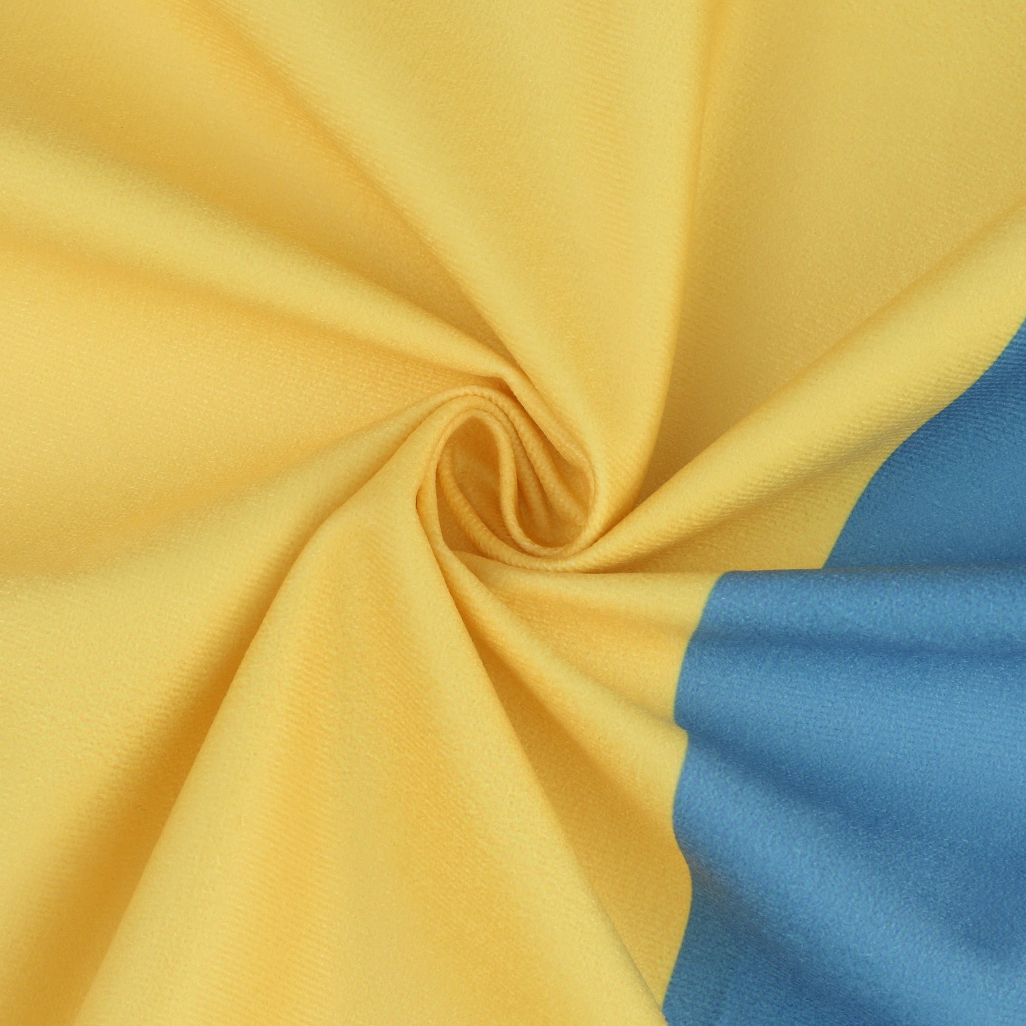 Unique Bargains Lace Rectangle Decor Macrame Polyester Kitchen Party Tablecloth Yellow Blue 59x79 Inch