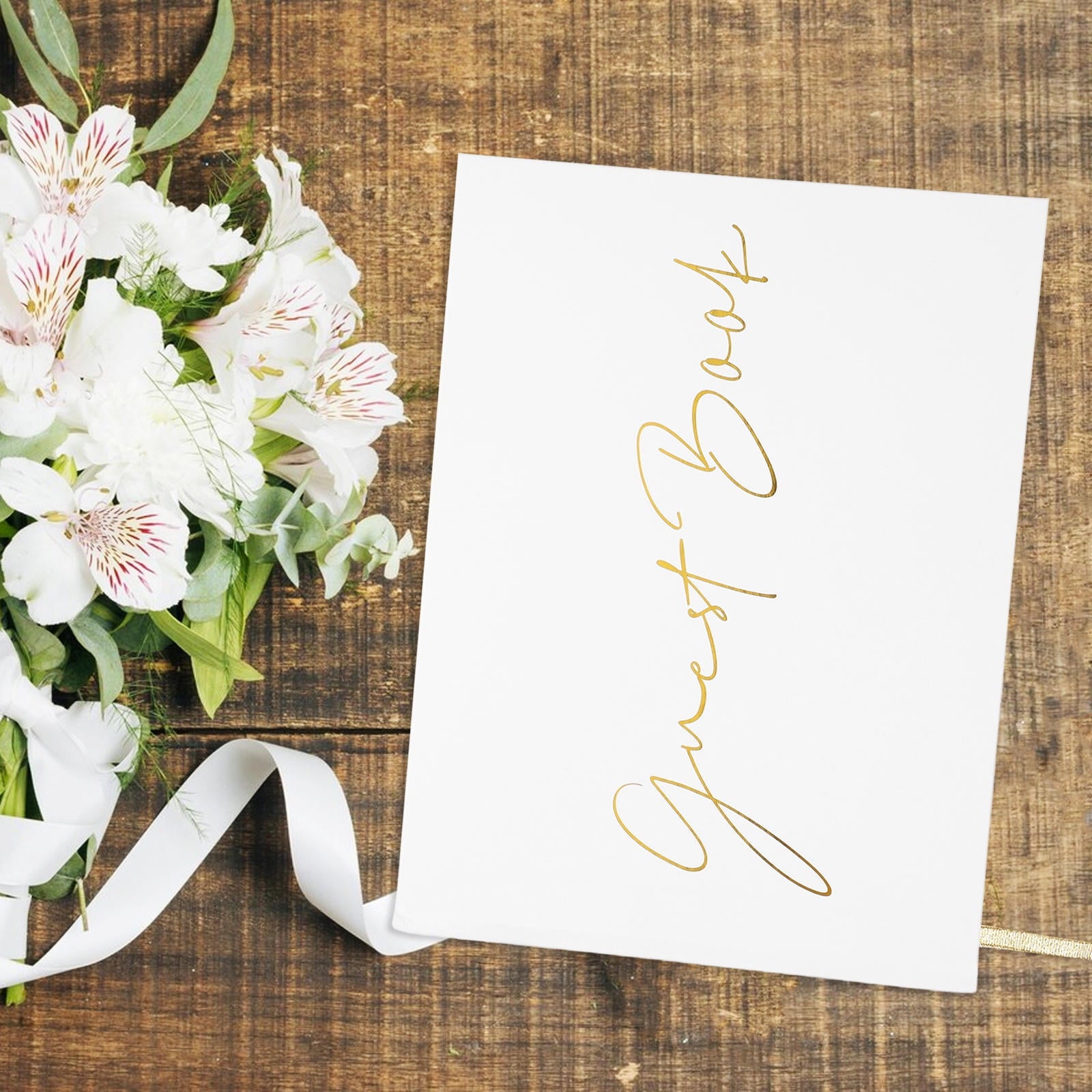 HEMOTON Paper Guest Book Guest Book Sign Book Wedding Decoration Guest Signature Book for Sign