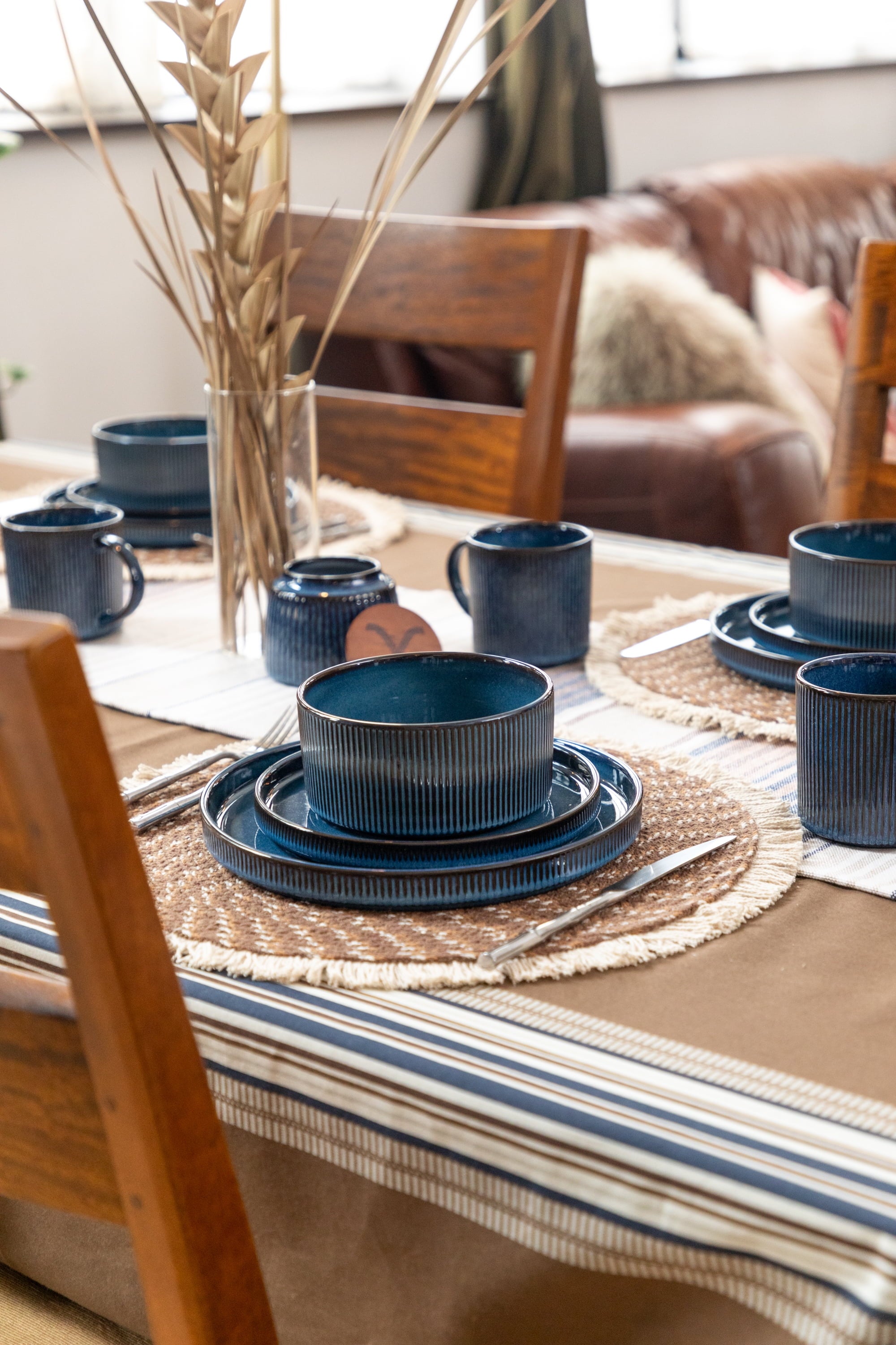 (2 pack) Yellowstone Rectangle Tablecloth 102", John Collection