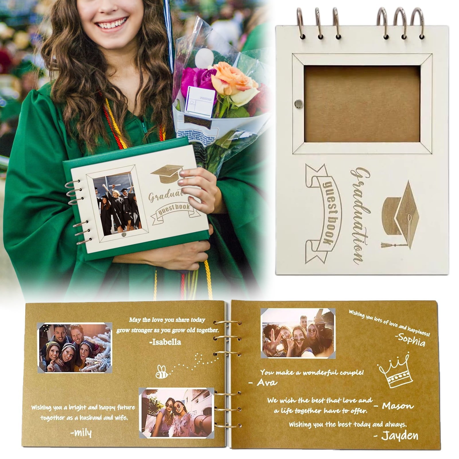 Guestbook Clearance! B Graduation Guestbook Guestbook - Signature Book Party Guestbook