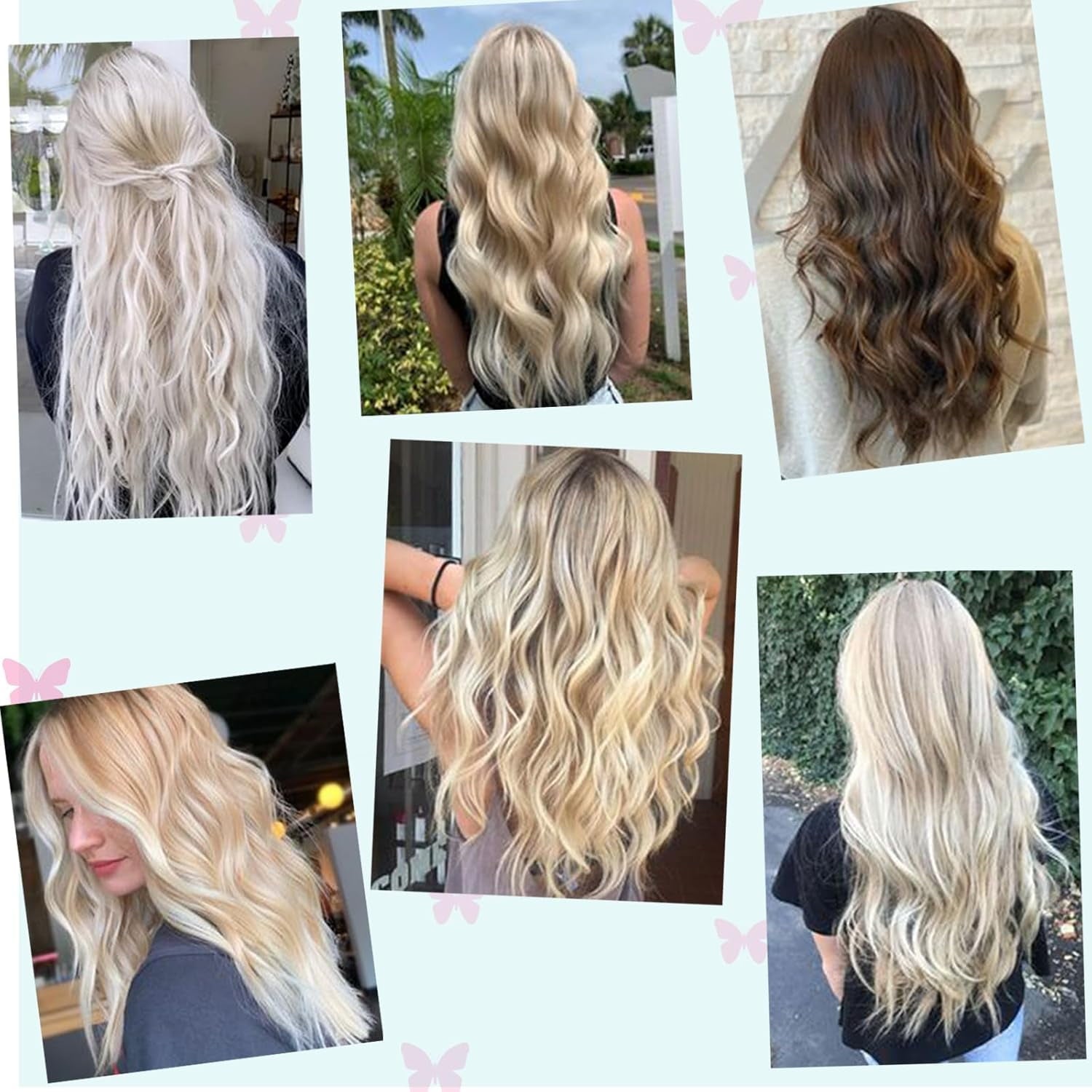 Heat Less Curling Headband for Overnight Curls, No Heat Hair Curling Ribbon and Set for Long Hair (Leopard Print)