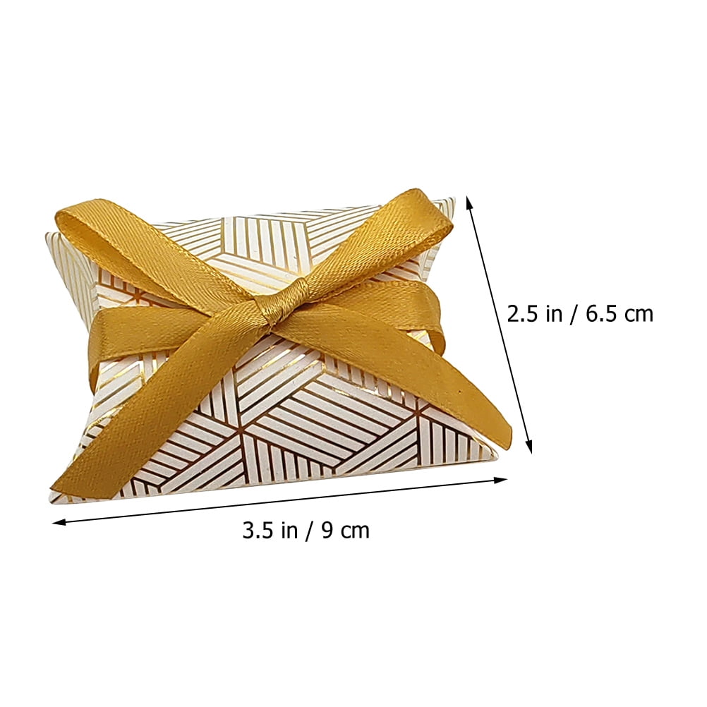3 Pack Wedding Gift Boxes Favor for Decor Day Decorations Bride Mother Golden