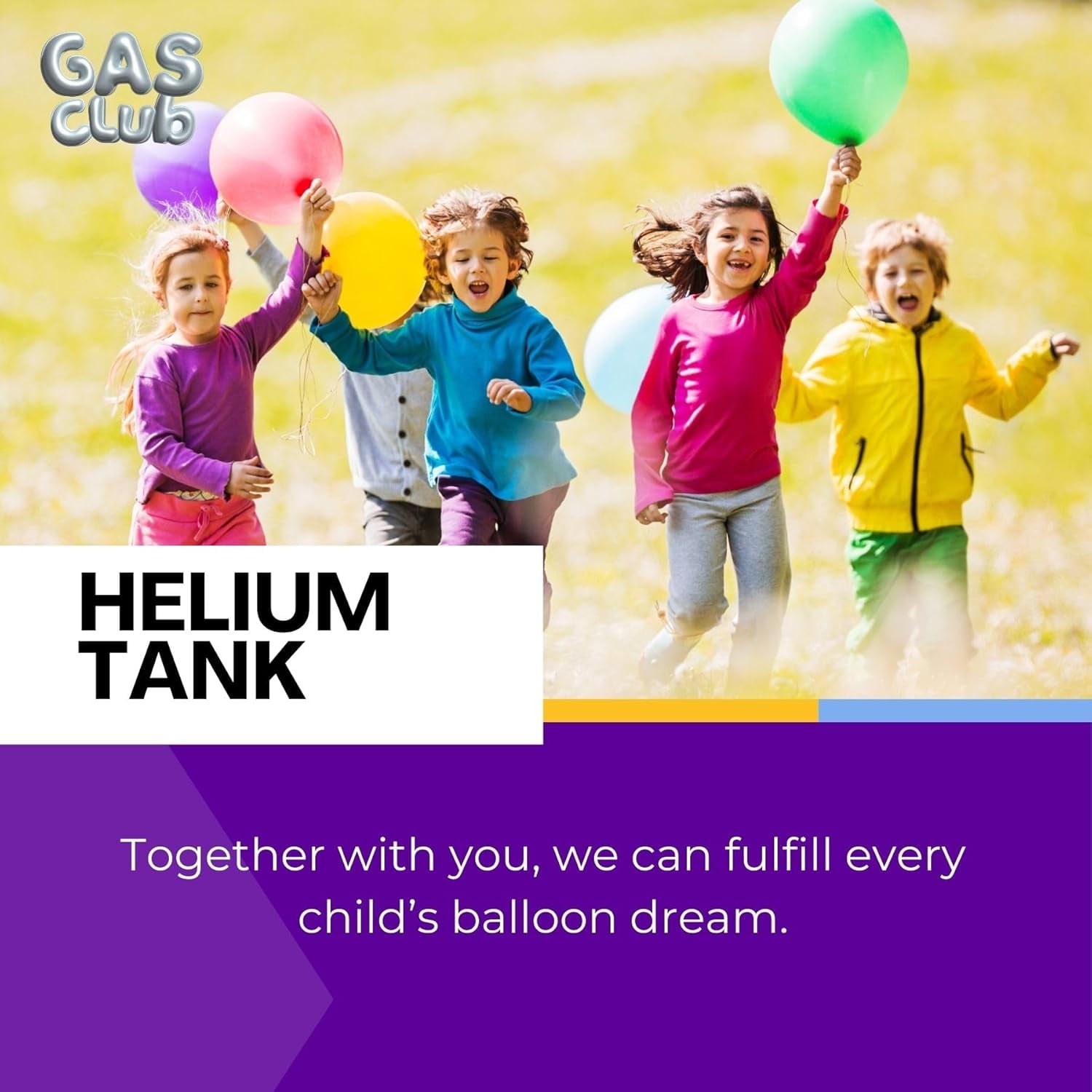 Gasclub 13L Helium Tank up to 50 Latex Balloons Helium Tank for Balloons at Home Helium Balloon Pump Kit Blend