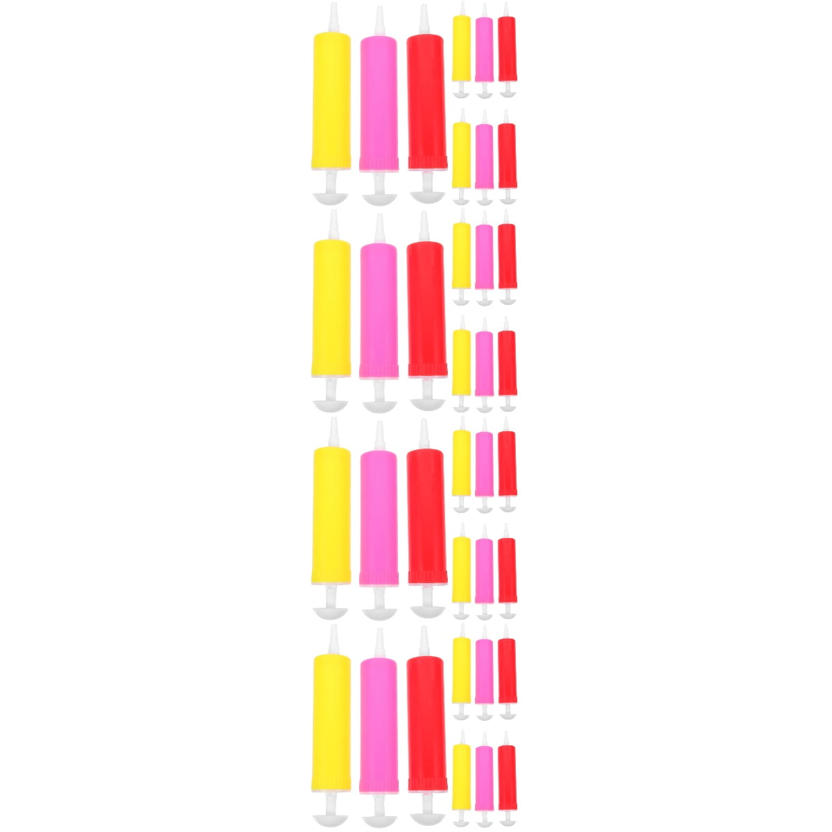 4 Count Zip Sliders Manual Air Pump Party Birthday Supplies