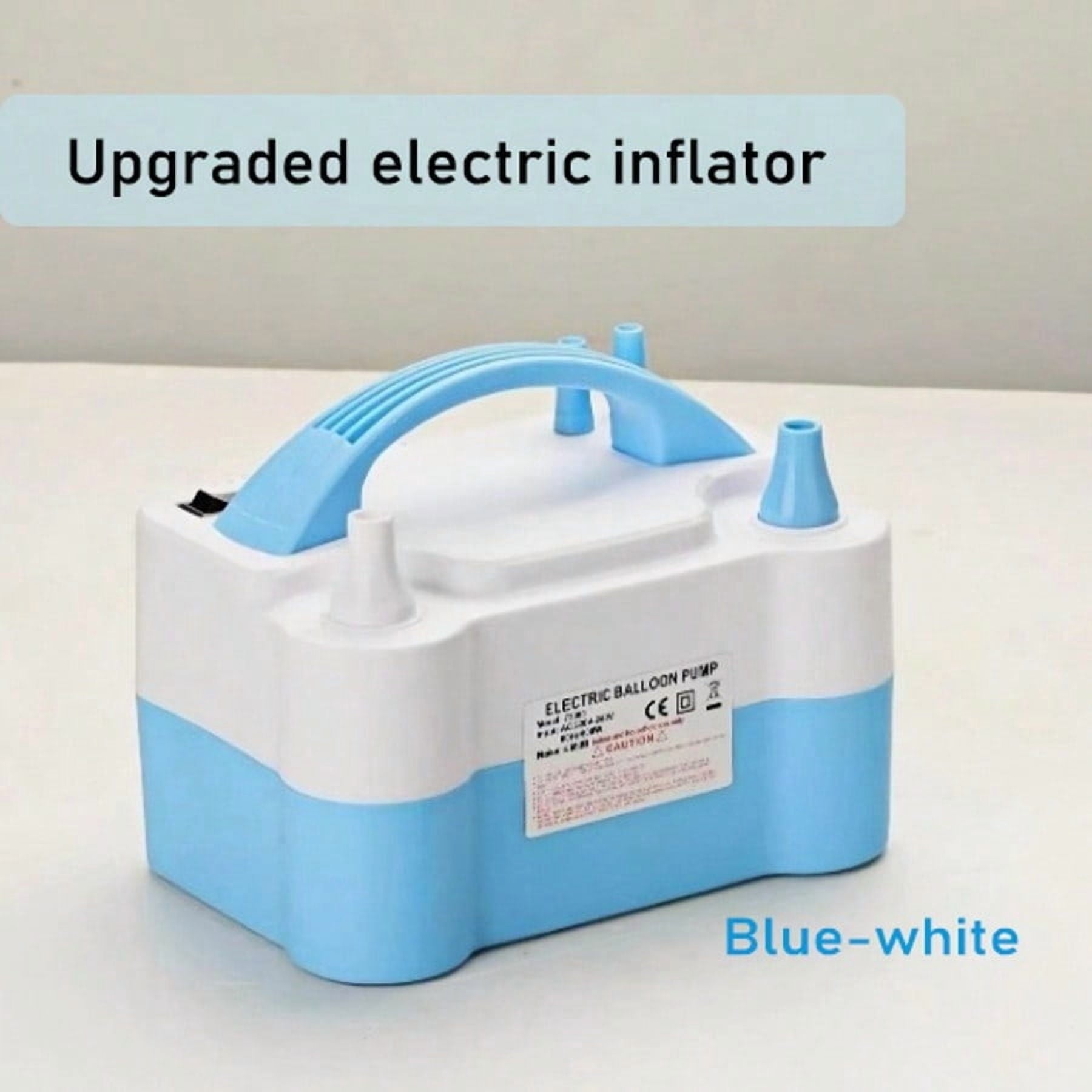 Electric Balloon Pump Air Inflator Portable Automatic Double Nozzle Balloon Blower Suitable For Birthday, Wedding Balloon Party Decoration