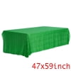 Unique Bargains Sequin Table Covers for Dining Room Parties or Dances Tablecloths Pink 47"x71"