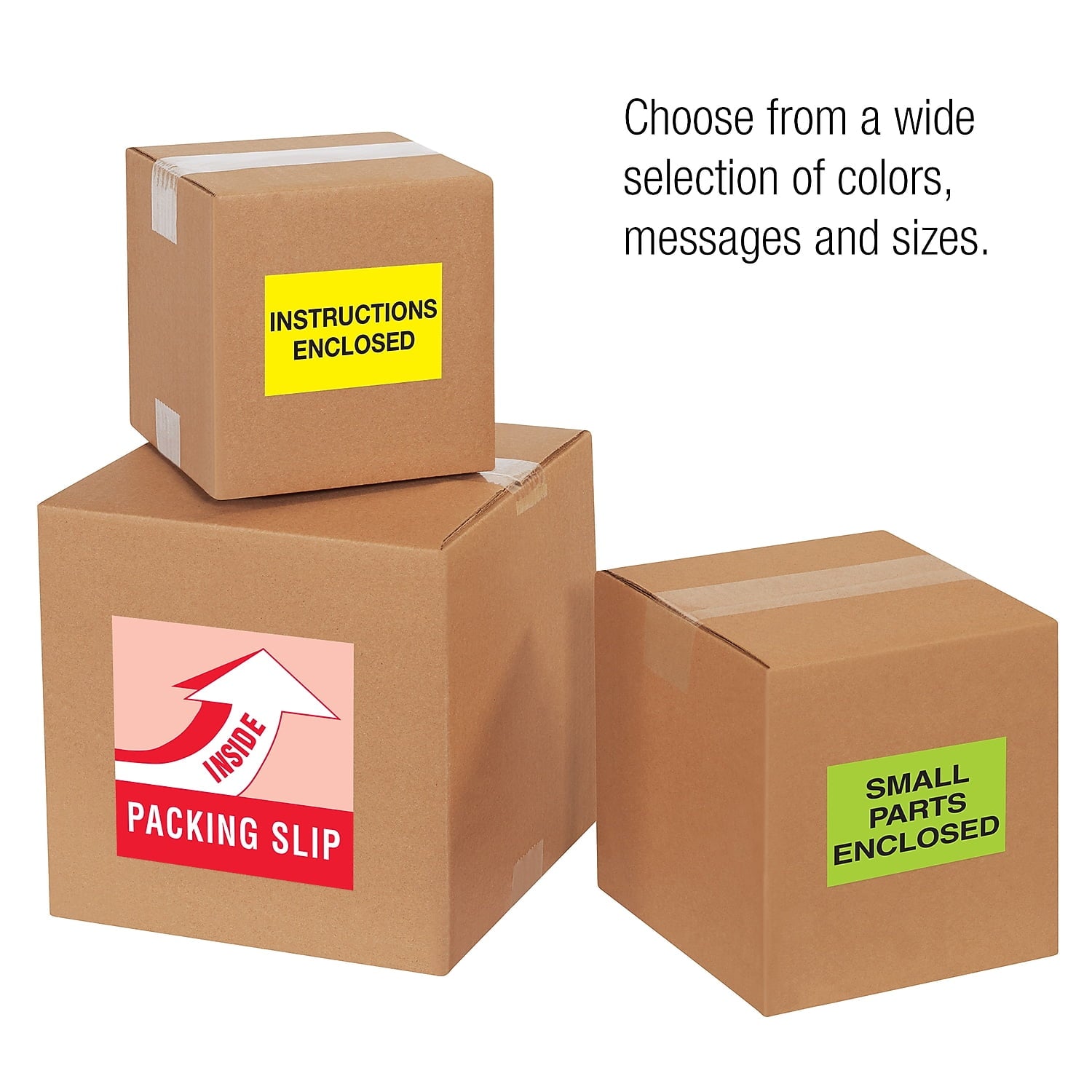Tape Logic Label,Packing List Enclosed,3x5" SCL538