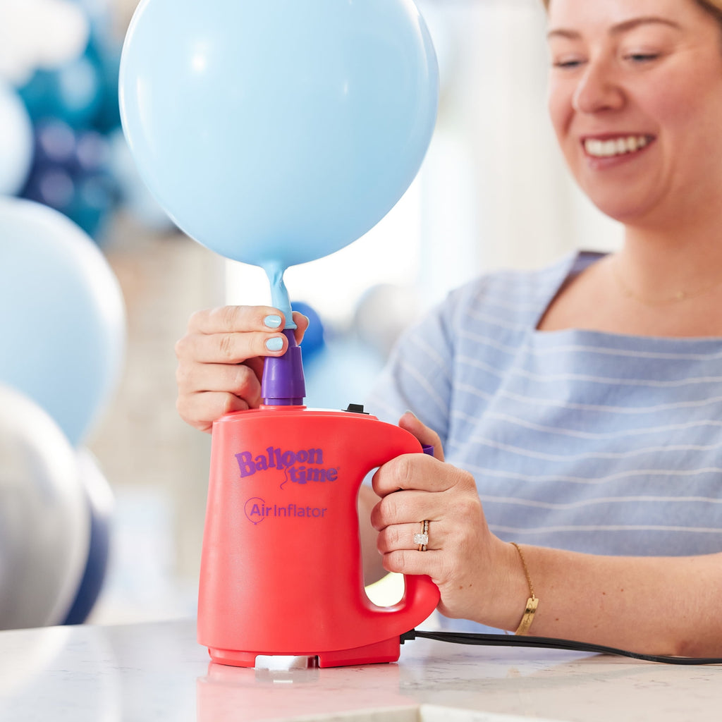Balloon Time Electric Air Inflator Pump, Dual Nozzle, for Balloons, Pool Floats & Air Mattresses