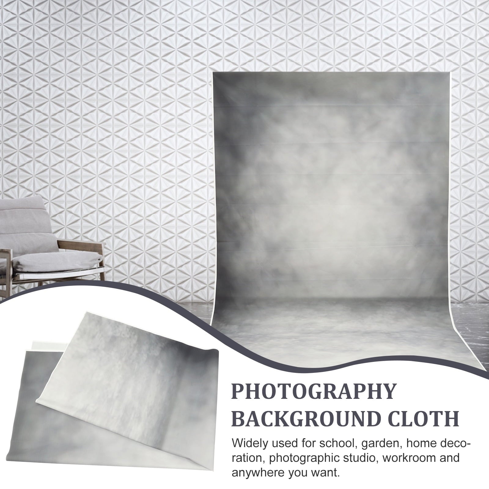 Party Background Prop Party Banner Prop Retro Garden Decoration Back Drop