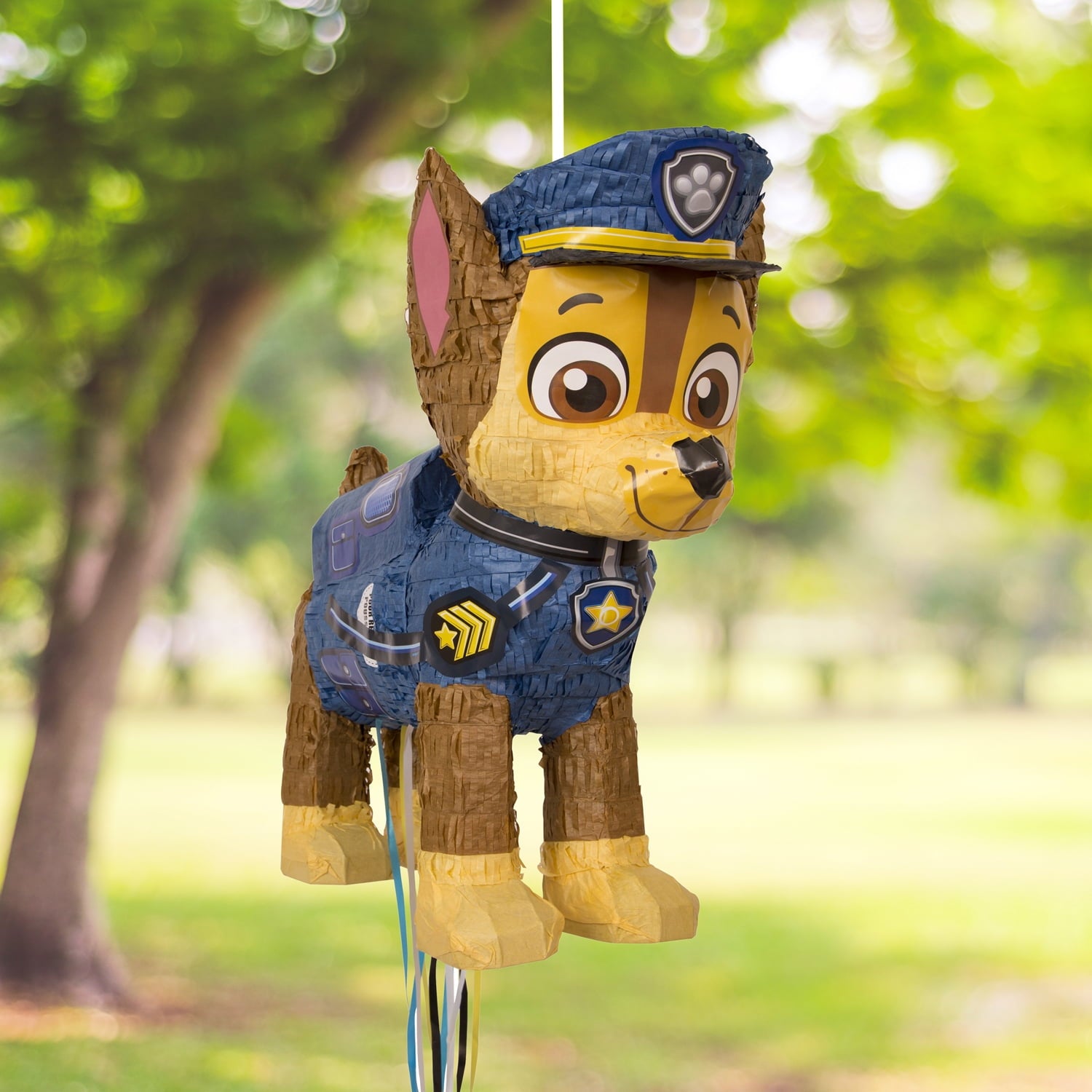 Chase PAW Patrol Pinata, Pull String, 15 x 18in