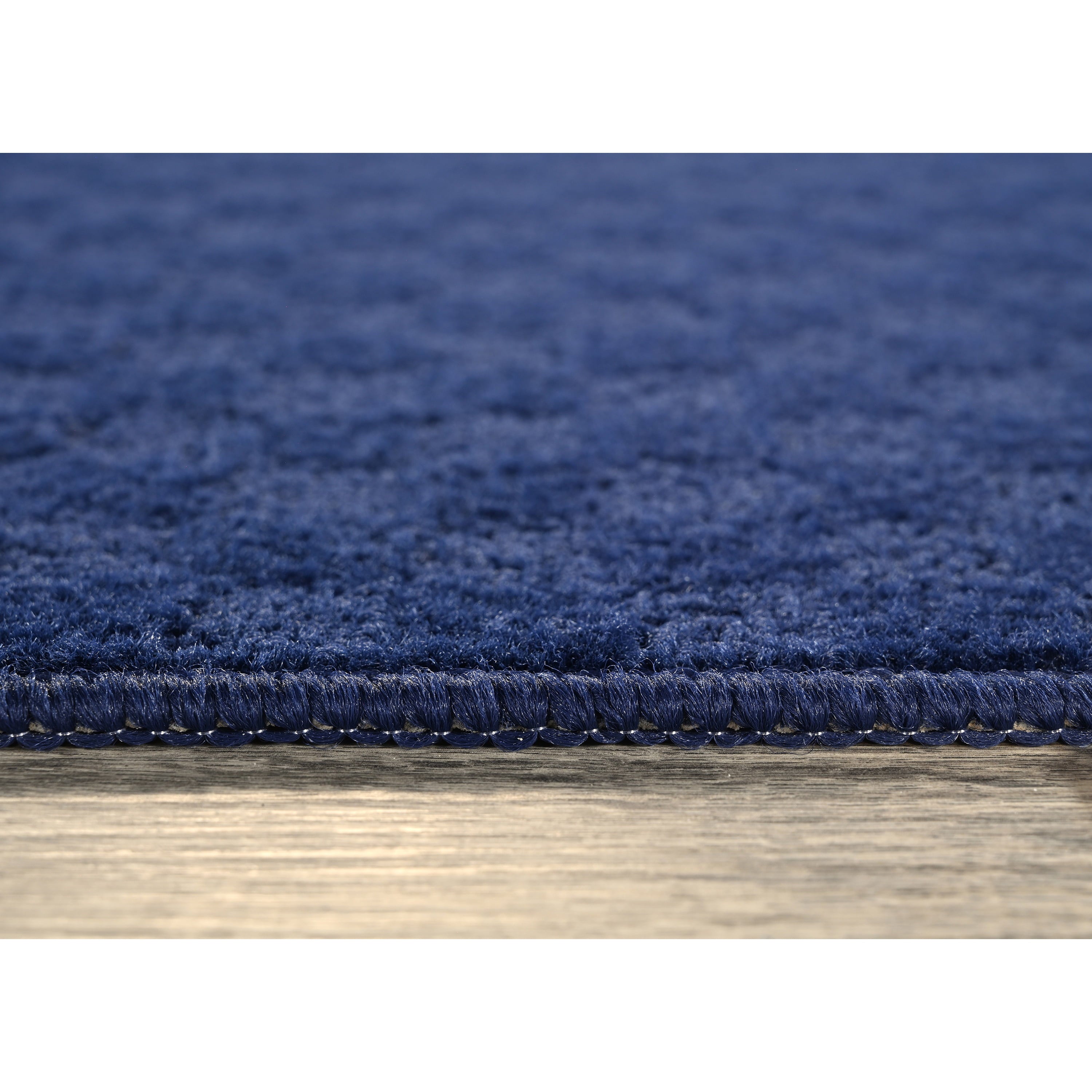 Garland Rug Medallion Navy Indoor Runner Rug, 3' x 8'