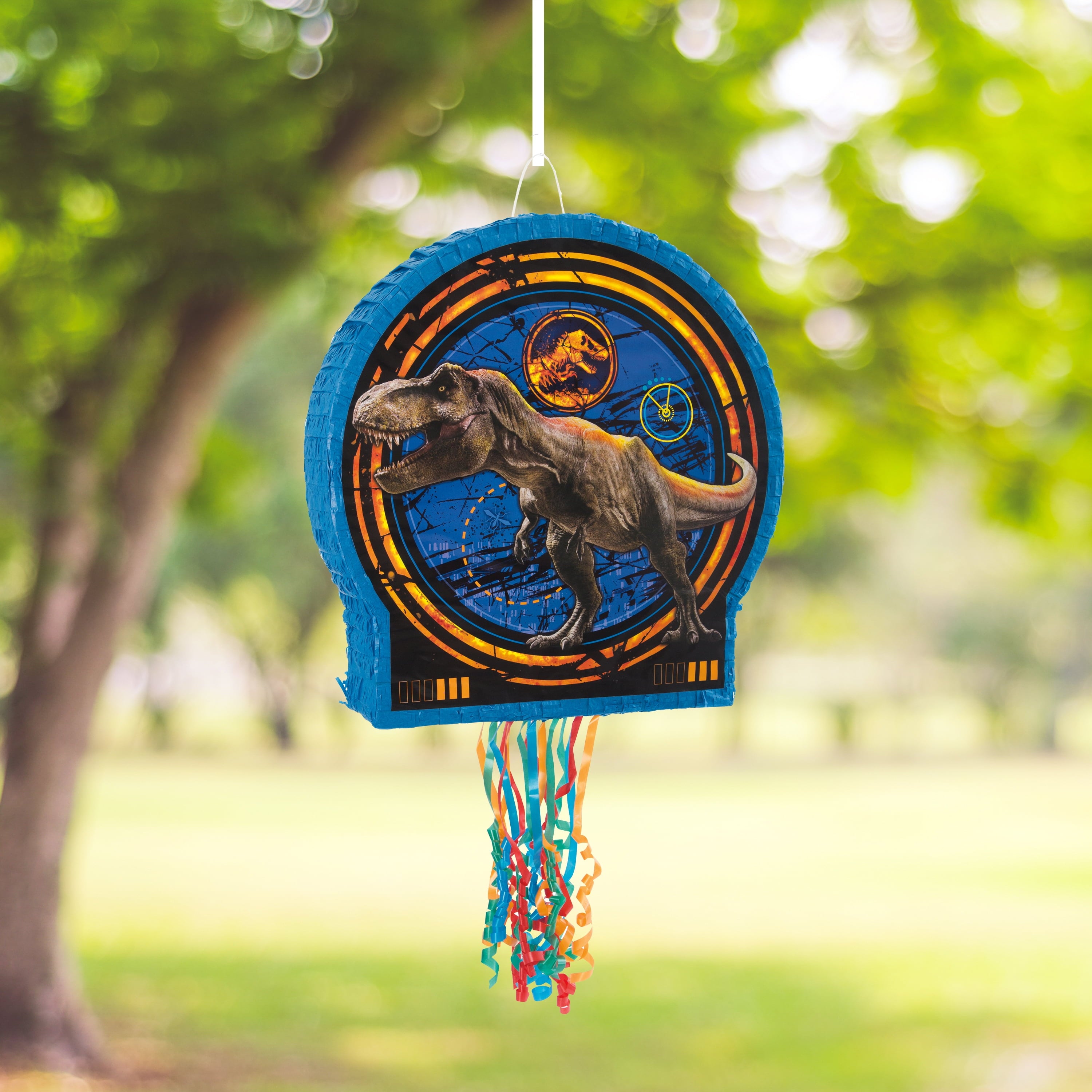 Jurassic World Pinata, Pull String, 19.5 x 19 in