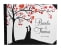 Darling Souvenir White Hanging Heart Wedding Guest Book Hardbound Guest Sign-In Book Guest Registry Guestbook-9 x 12 Inches
