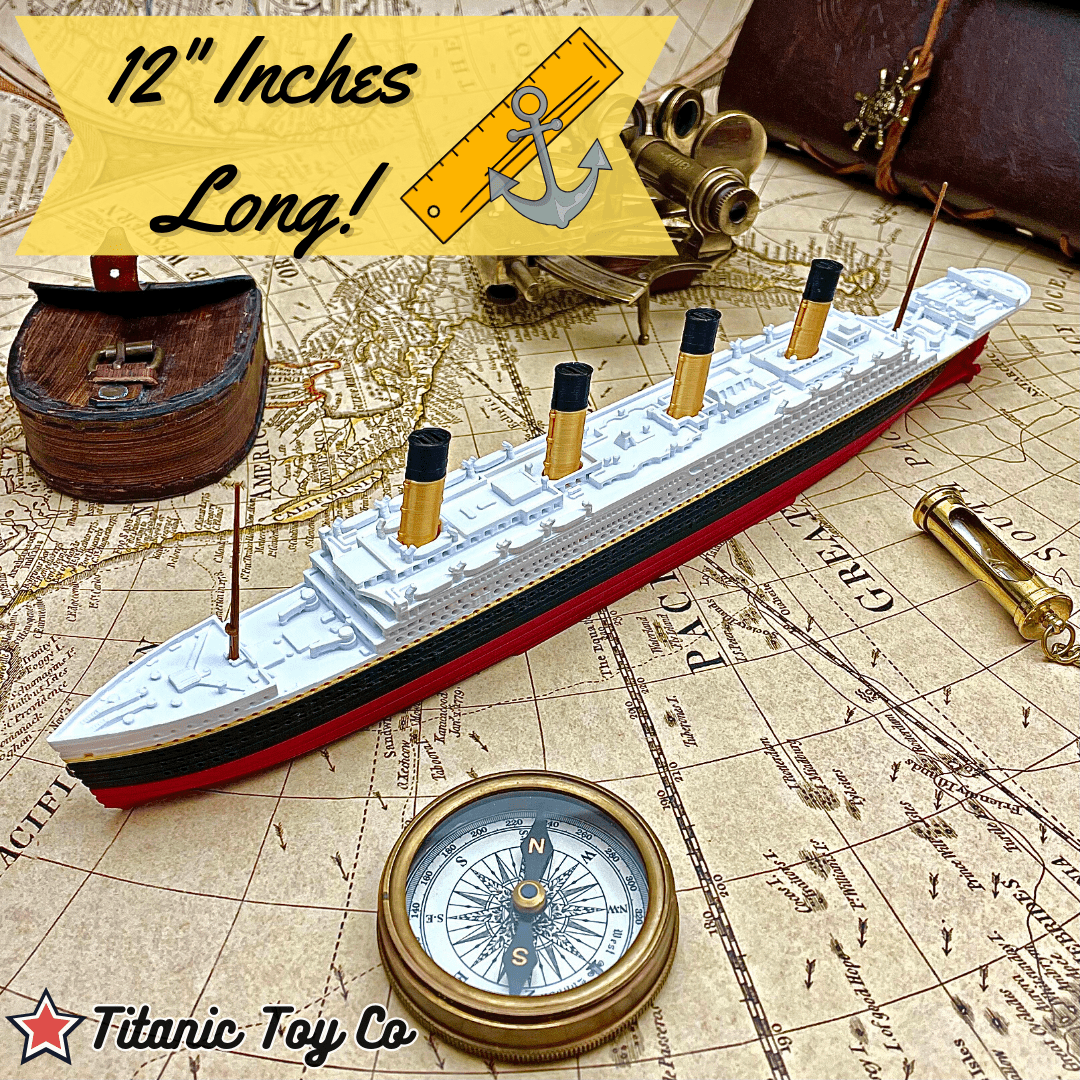 Split In Half RMS Titanic Model Ship 1 Ft Long Assembled Titanic Toys For Kids, Historically Accurate Titanic Toy, Titanic Ship, Titanic Cake Topper, Titanic Figurine, Titanic Boat, Titanic Replicas