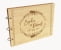 Darling Souvenir Personalized Engraved Laser Cut Wedding Guest Book Wooden Cover Sign-in Book Registry Guestbook Scrapbook-TZ