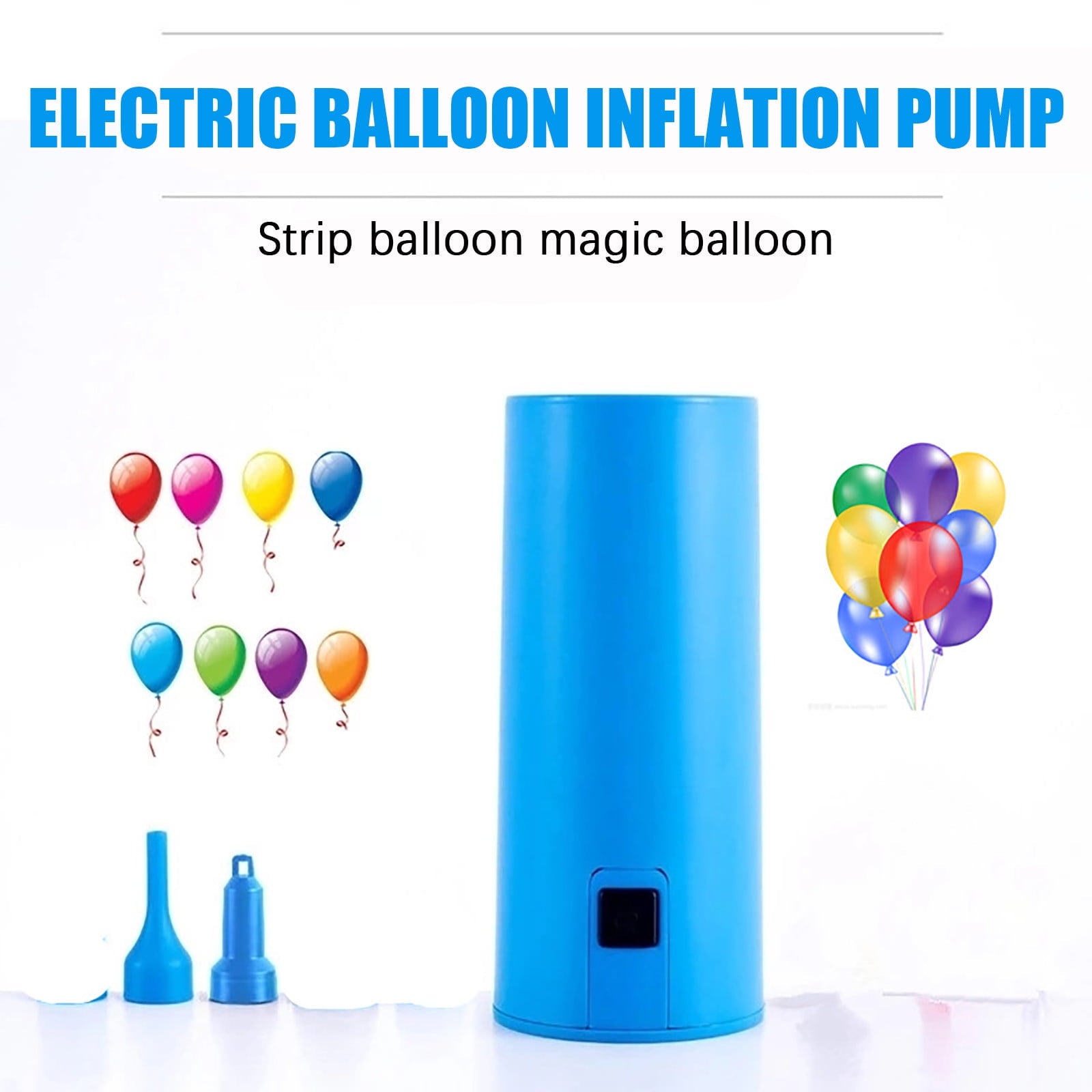 Fridja Balloons Electric Inflation Pump Portable Long Balloons Pump Household Electric Pump Clearance
