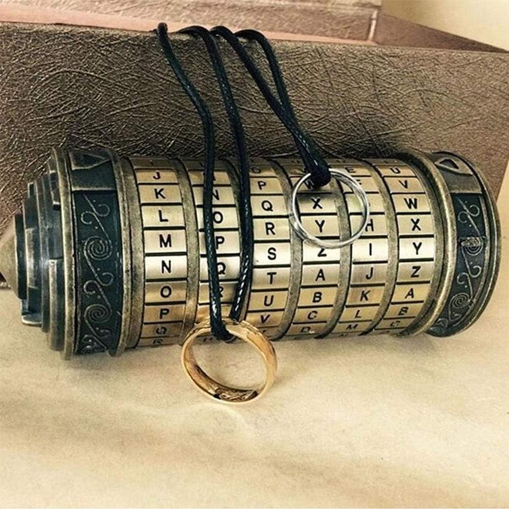 Code Cryptex Valentine's Day Birthday Gift Boxes and Bags Packaging (Bronze)
