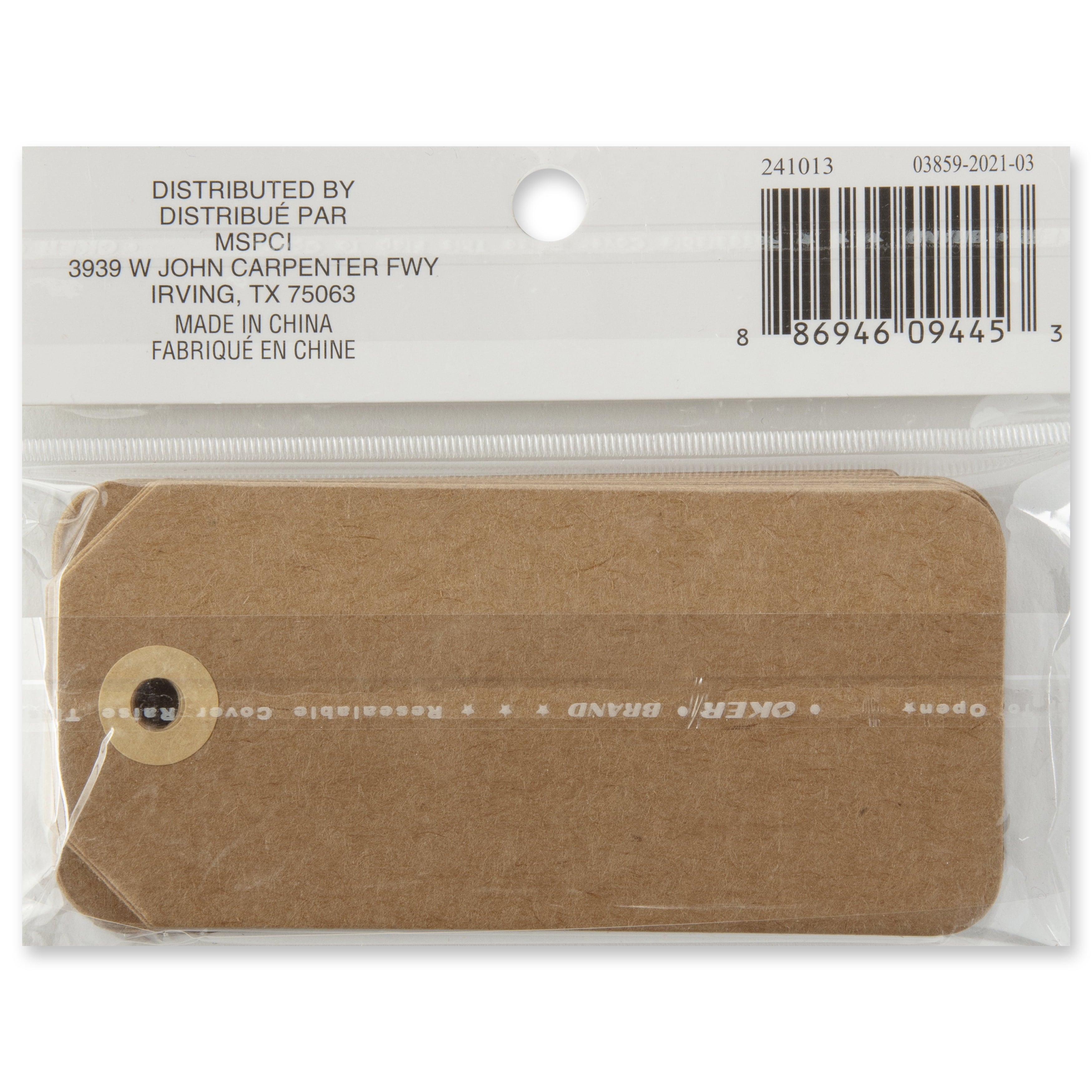 12 Packs: 20 ct. (120 total) Kraft Tags by Recollections™ - 2" x 4.25"
