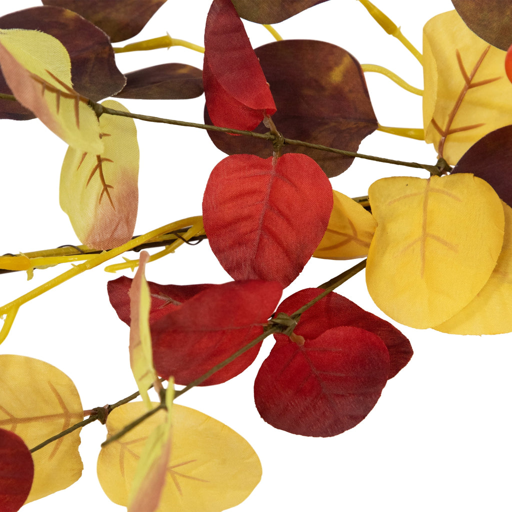 Northlight 5' x 8" Berries and Leaves Artificial Fall Harvest Garland, Unlit