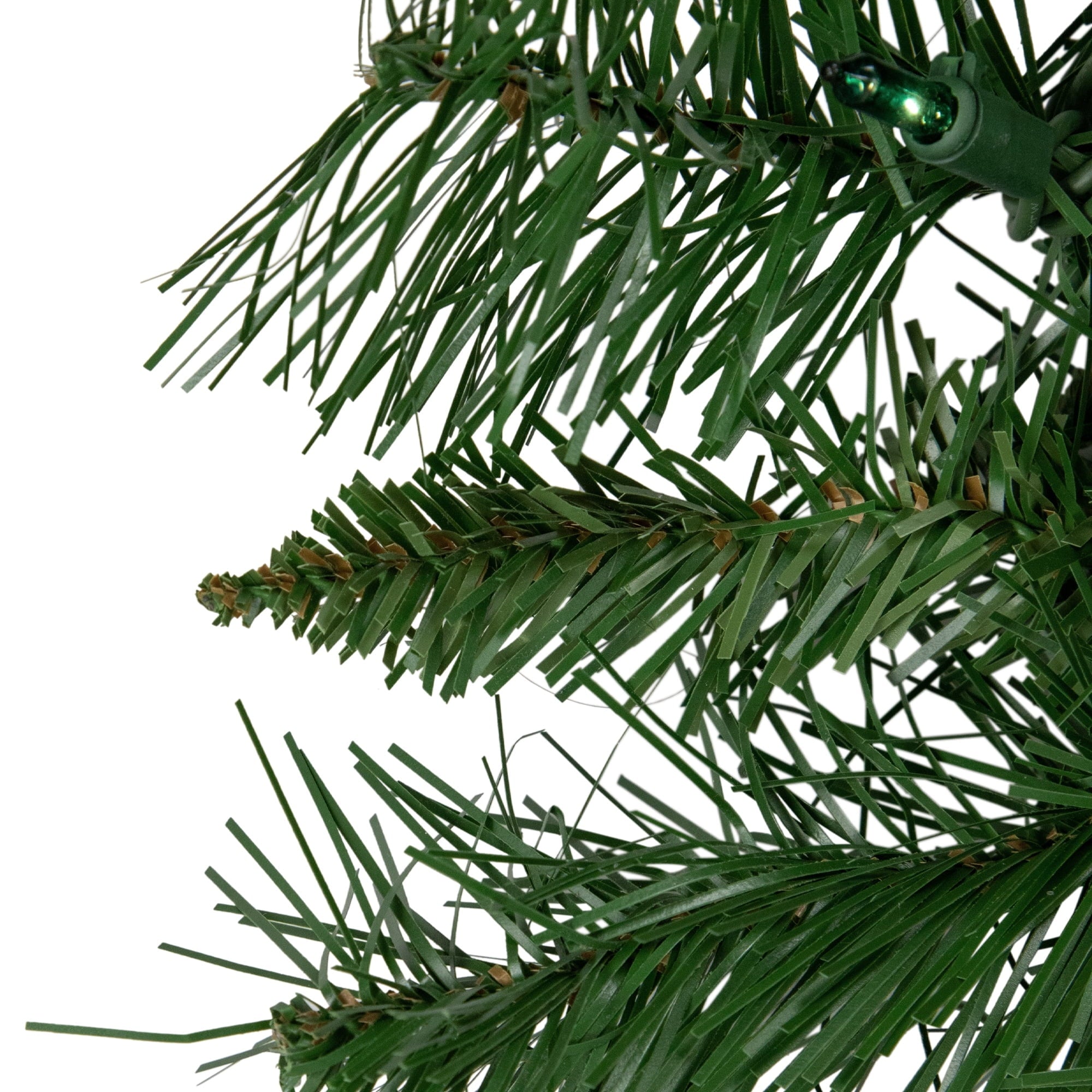 Northlight Pre-Lit Chatham Pine Artificial Christmas Garland - 9' x 10" - Multi-Color Lights