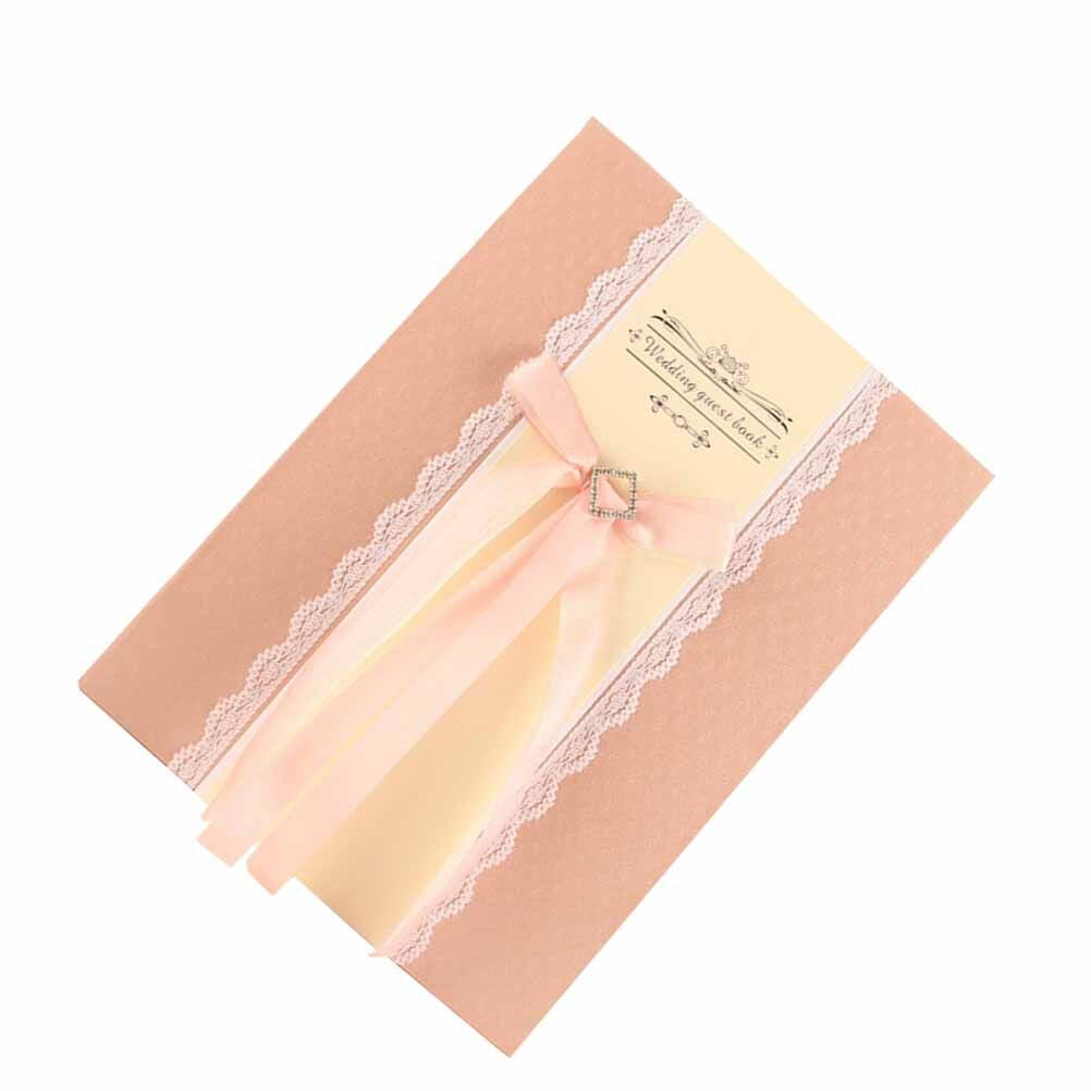 WHAMVOX  The Sign Bridal Wedding Decorations Guest Book Alternative Pink