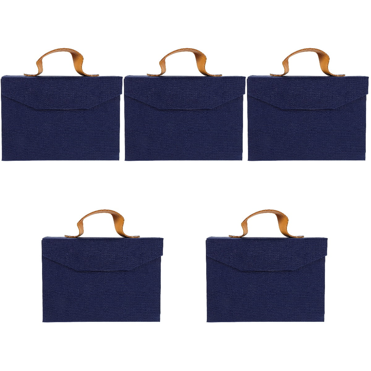 unbranded 5pcs Gift Box with Handle Gift Box Wedding Presents Packaging Box Holiday Gifts Box