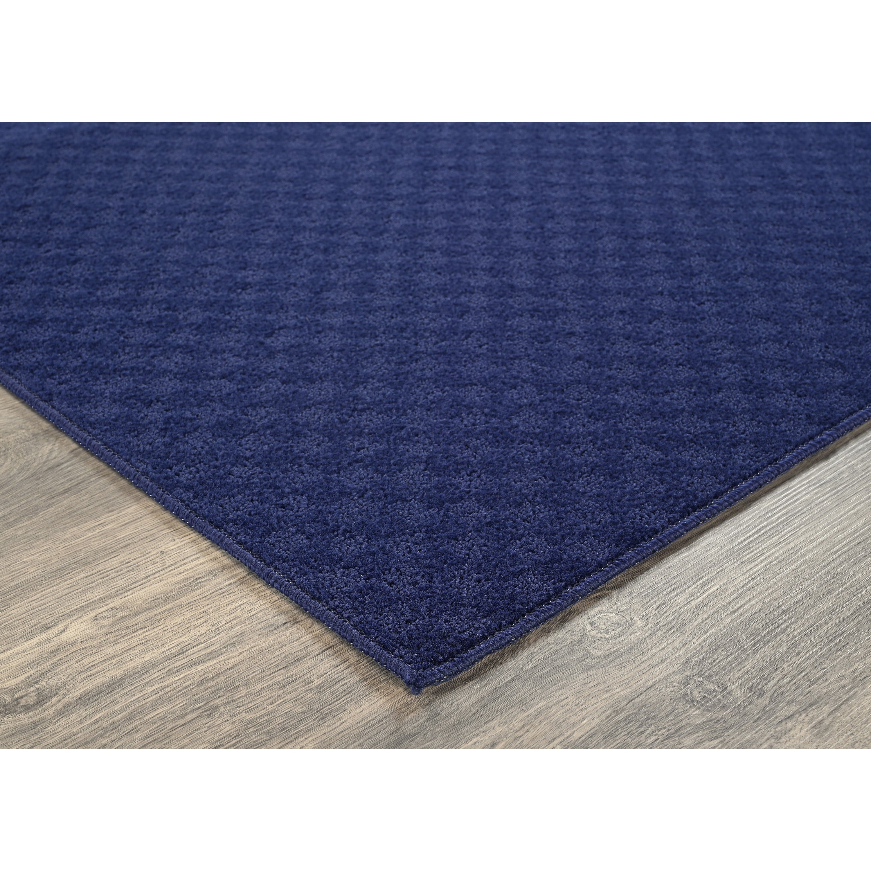 Garland Rug Medallion Navy Indoor Runner Rug, 3' x 8'