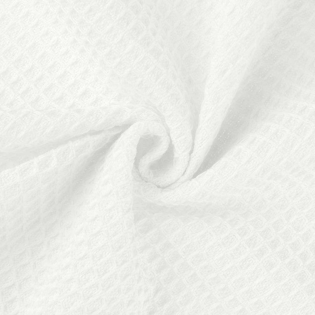Unique Bargains Rectangle Cotton Linen Table Cover with Tassels for Dining Table White 51"x71"