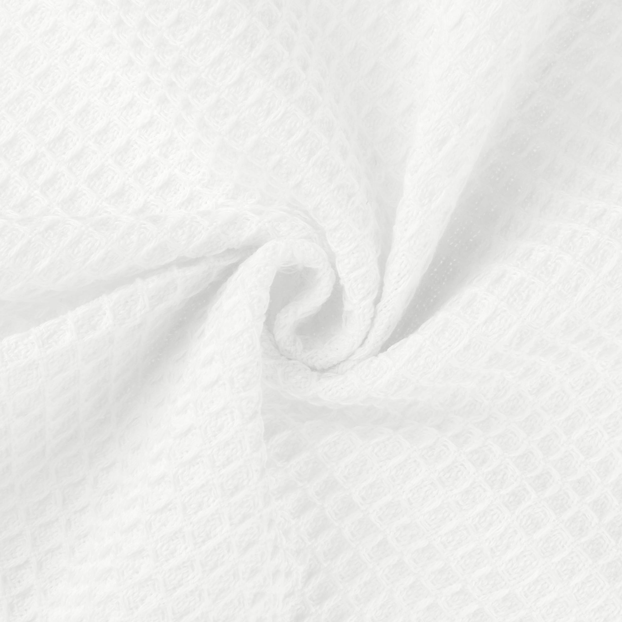 Unique Bargains Rectangle Cotton Linen Table Cover with Tassels for Dining Table White 51"x71"