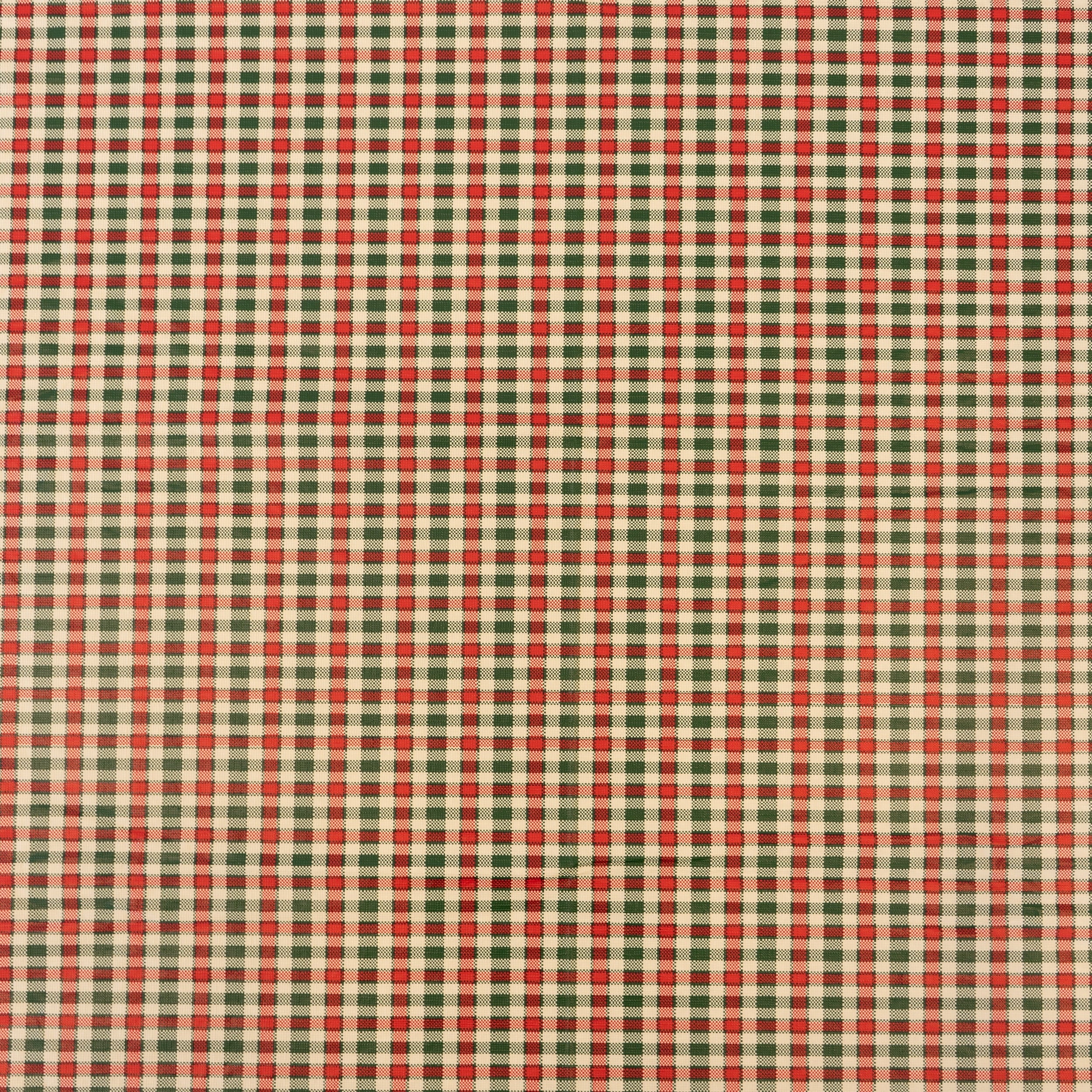 Waverly Inspirations Rectangular Elastic Fitted Table Cover Waterproof Vinyl Tablecloth With Flannel Backing, 6Ft Table, 72" x 30", Gingham Plaid, 4 PK