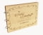 Darling Souvenir Personalized Engraved Laser Cut Wedding Guest Book Wooden Cover Sign-in Book Registry Guestbook Scrapbook-WG